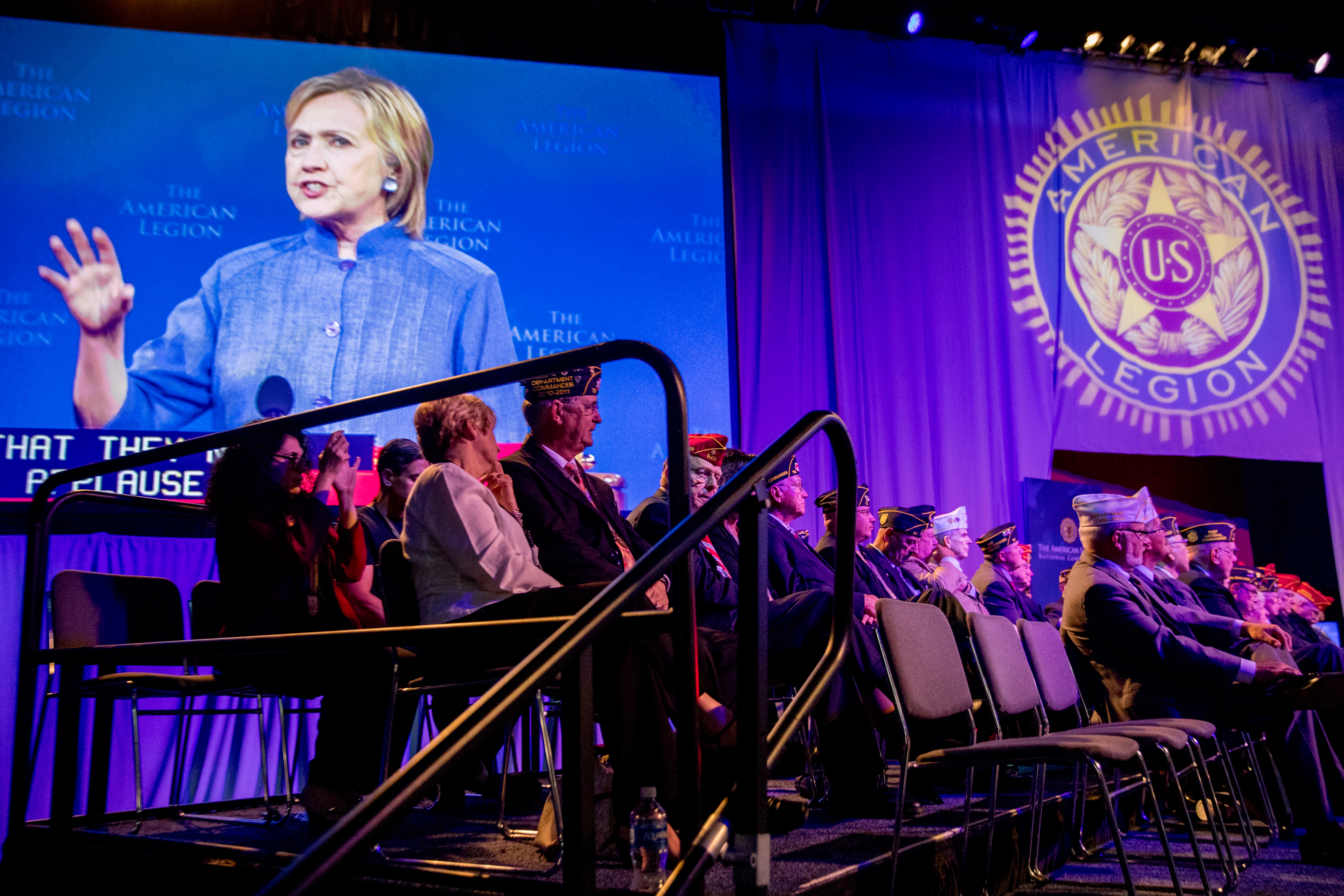 Clinton spoke last week in Cincinnati.