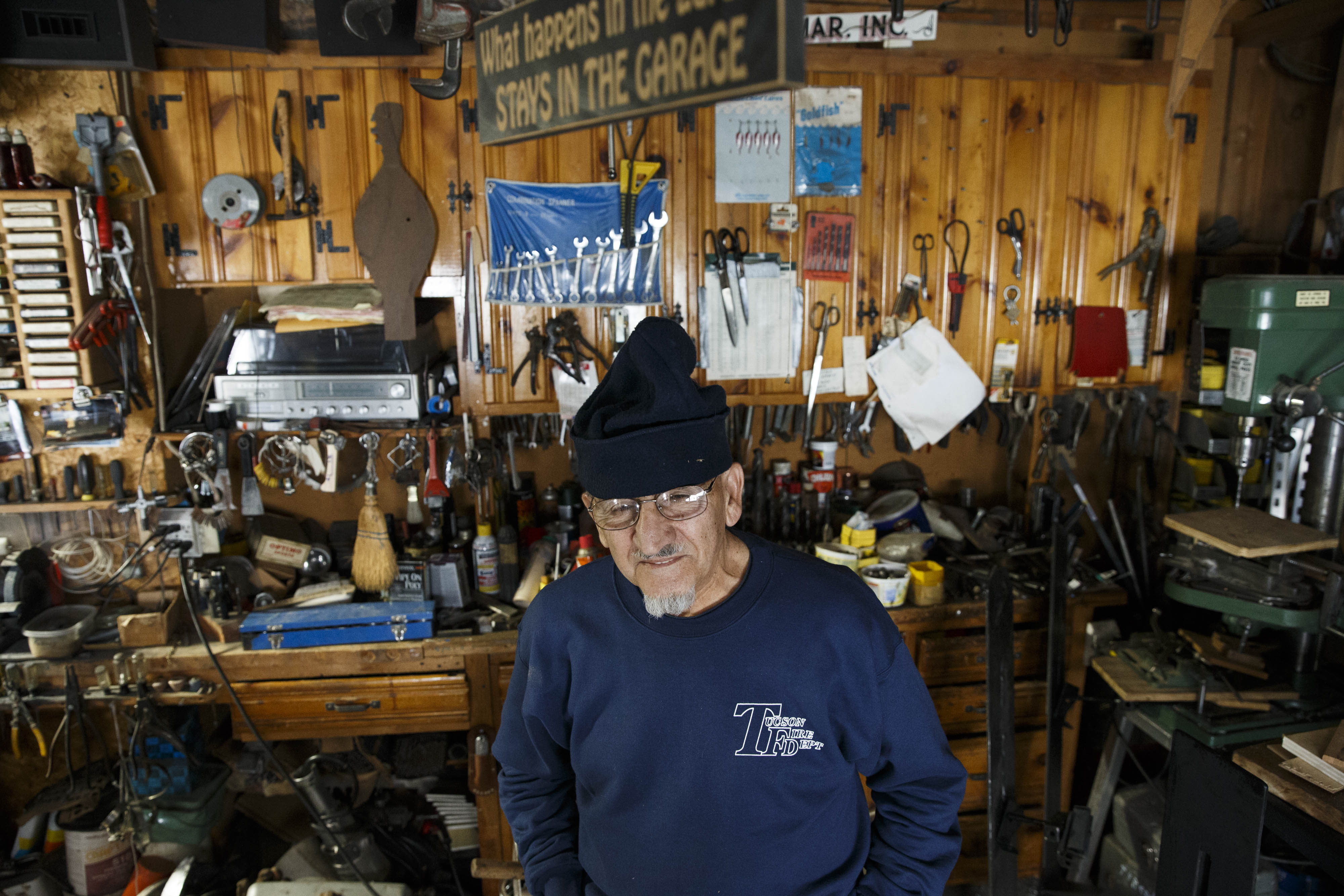 Dick Manzo, who lived in the town’s Little Italy section, within sight of the mill where the 86-year-old spent his working life.