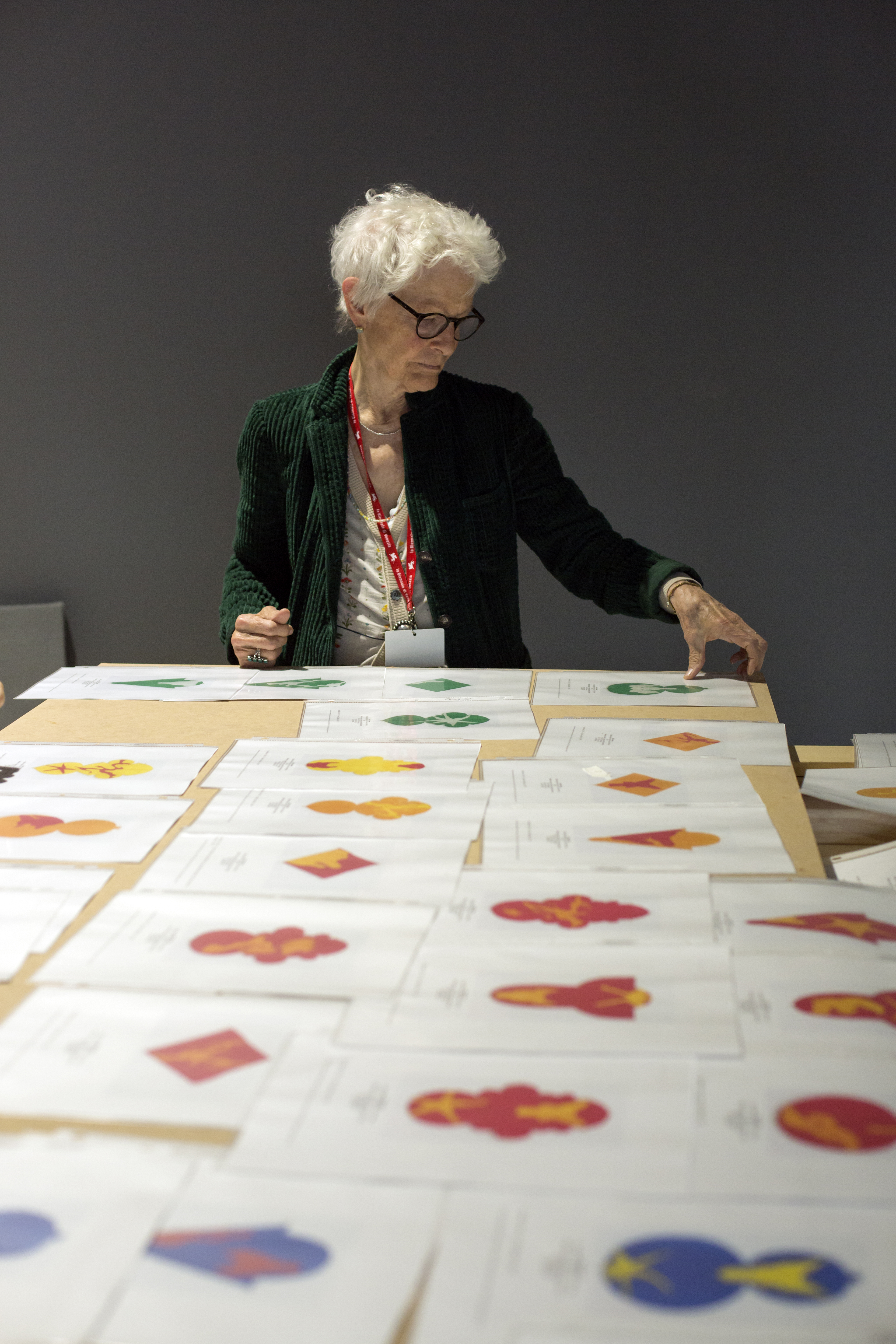 Joan Jonas at the US Pavilion at the 56th Venice Biennale.