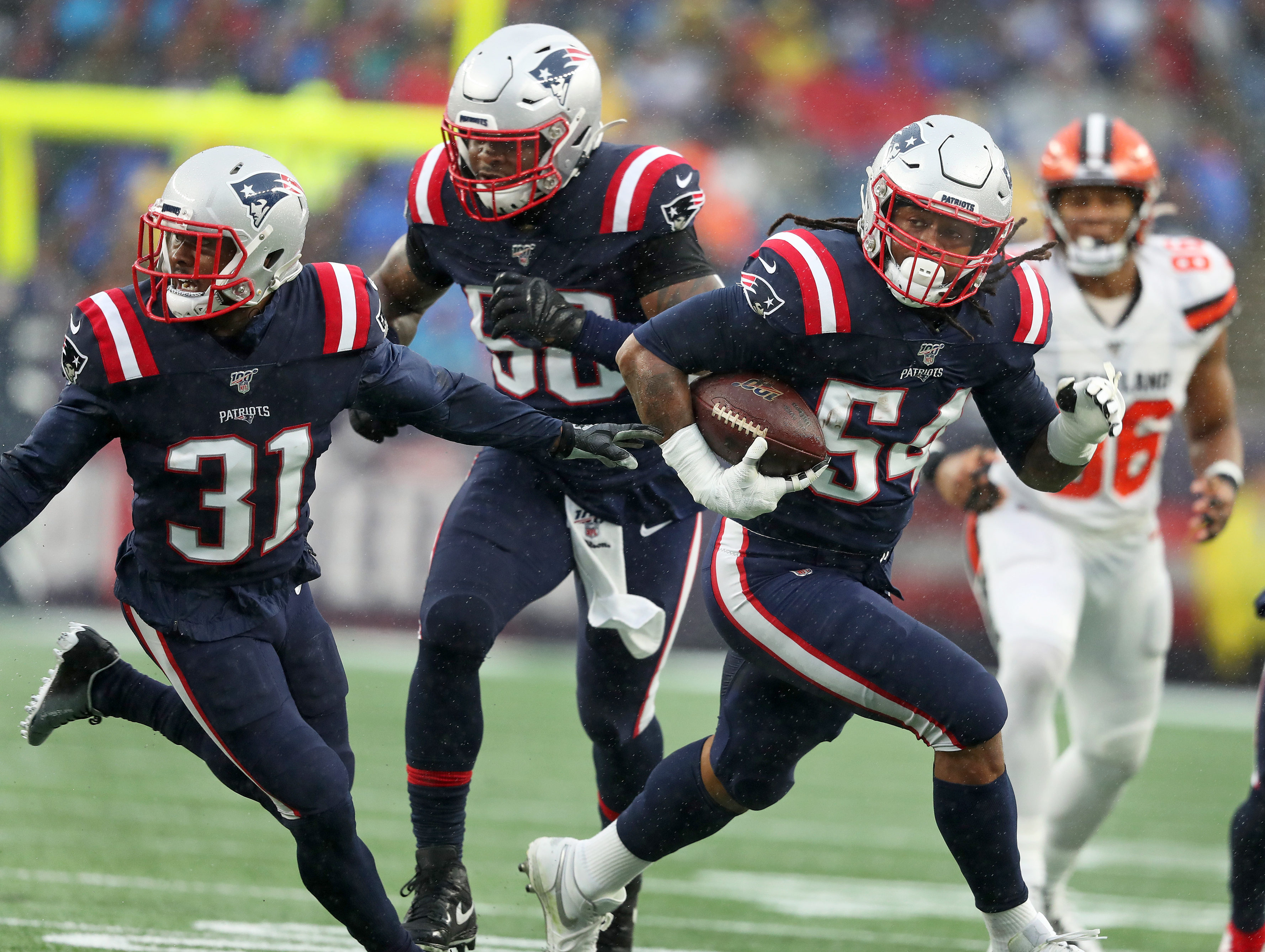 Dont'a Hightower is a holdover at linebacker for New England.