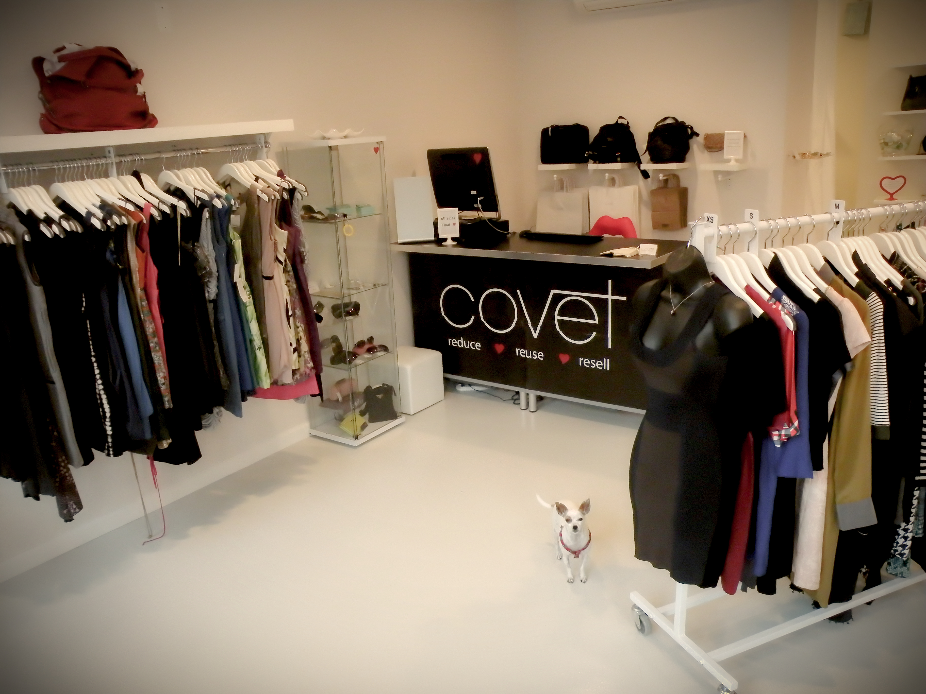 the new South Boston consignment shop Covet. Handout photos, and they go with the topic 14newarrivals.