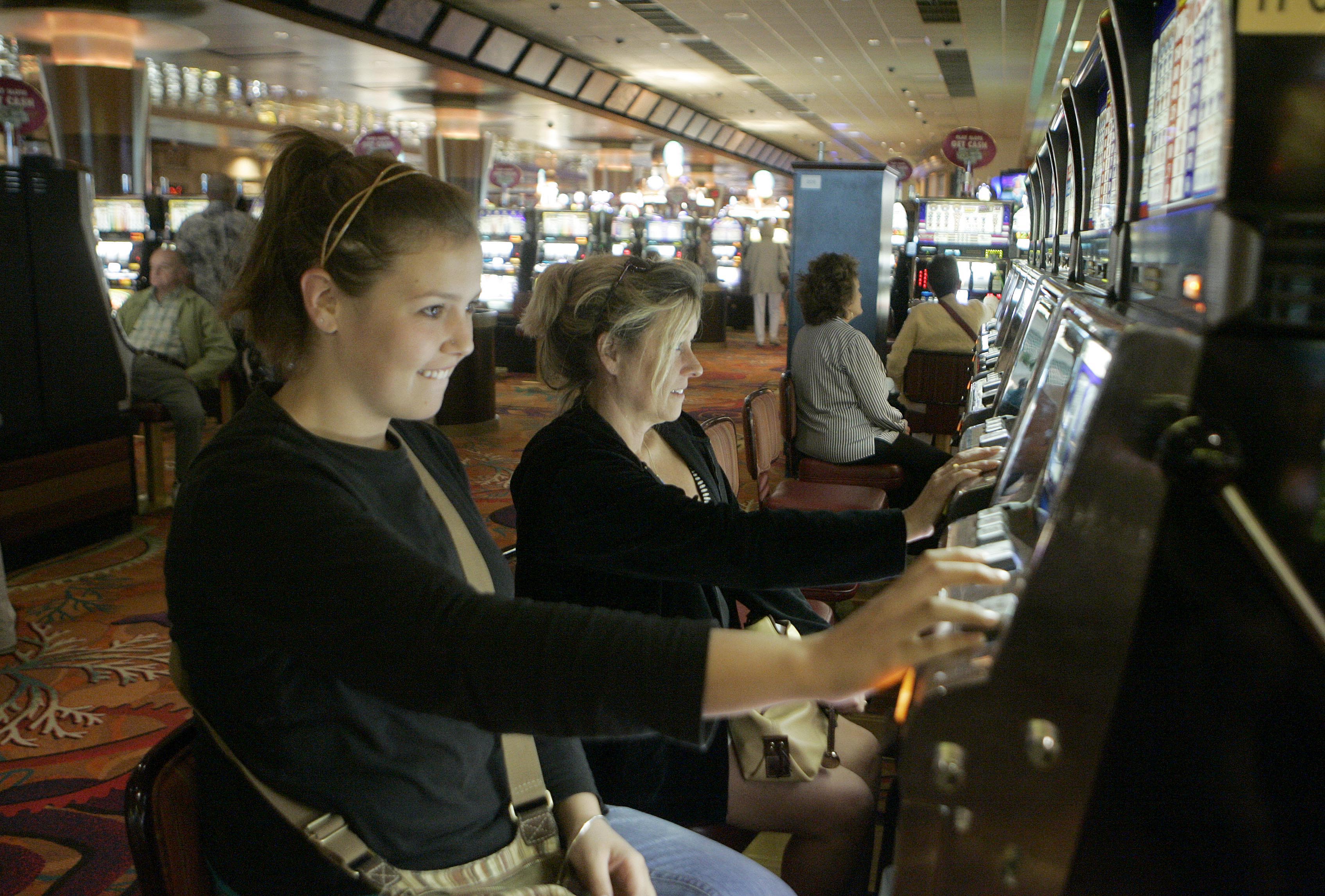 Foxwoods has more gambling space.