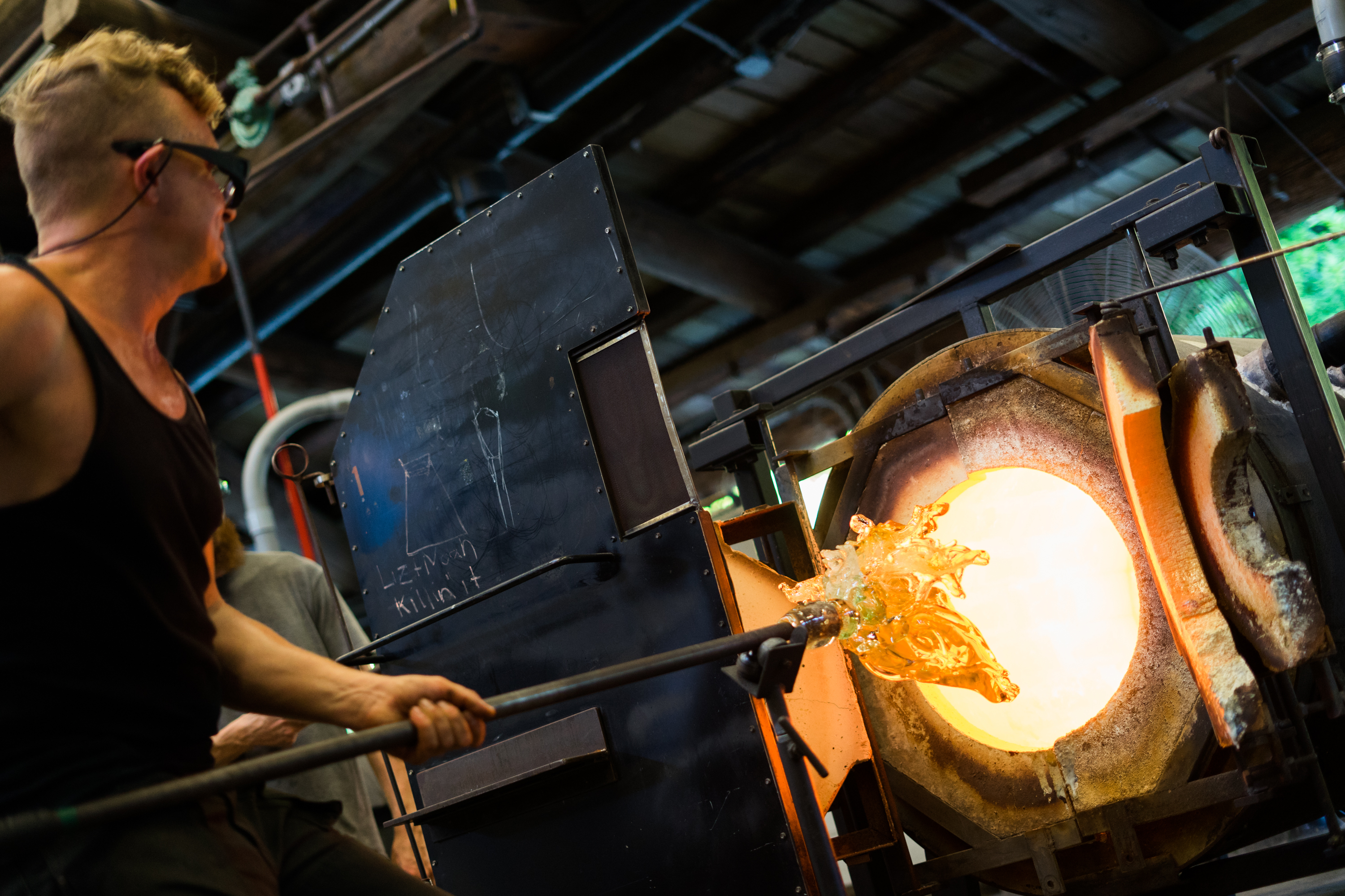 Refract: The Seattle Glass Experience includes glass-making demonstrations.