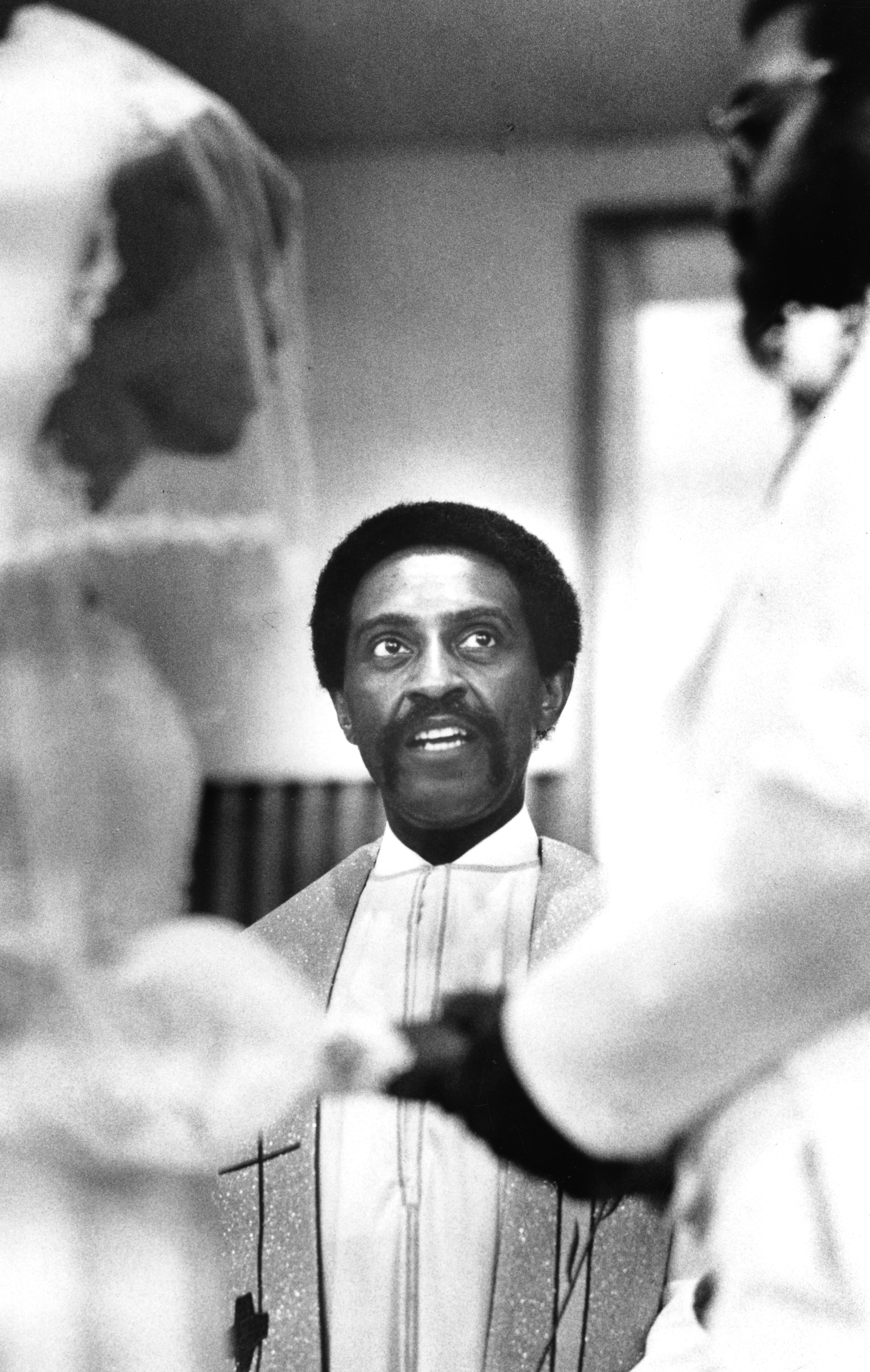 The Rev. Haynes performed a wedding ceremony in 1980.