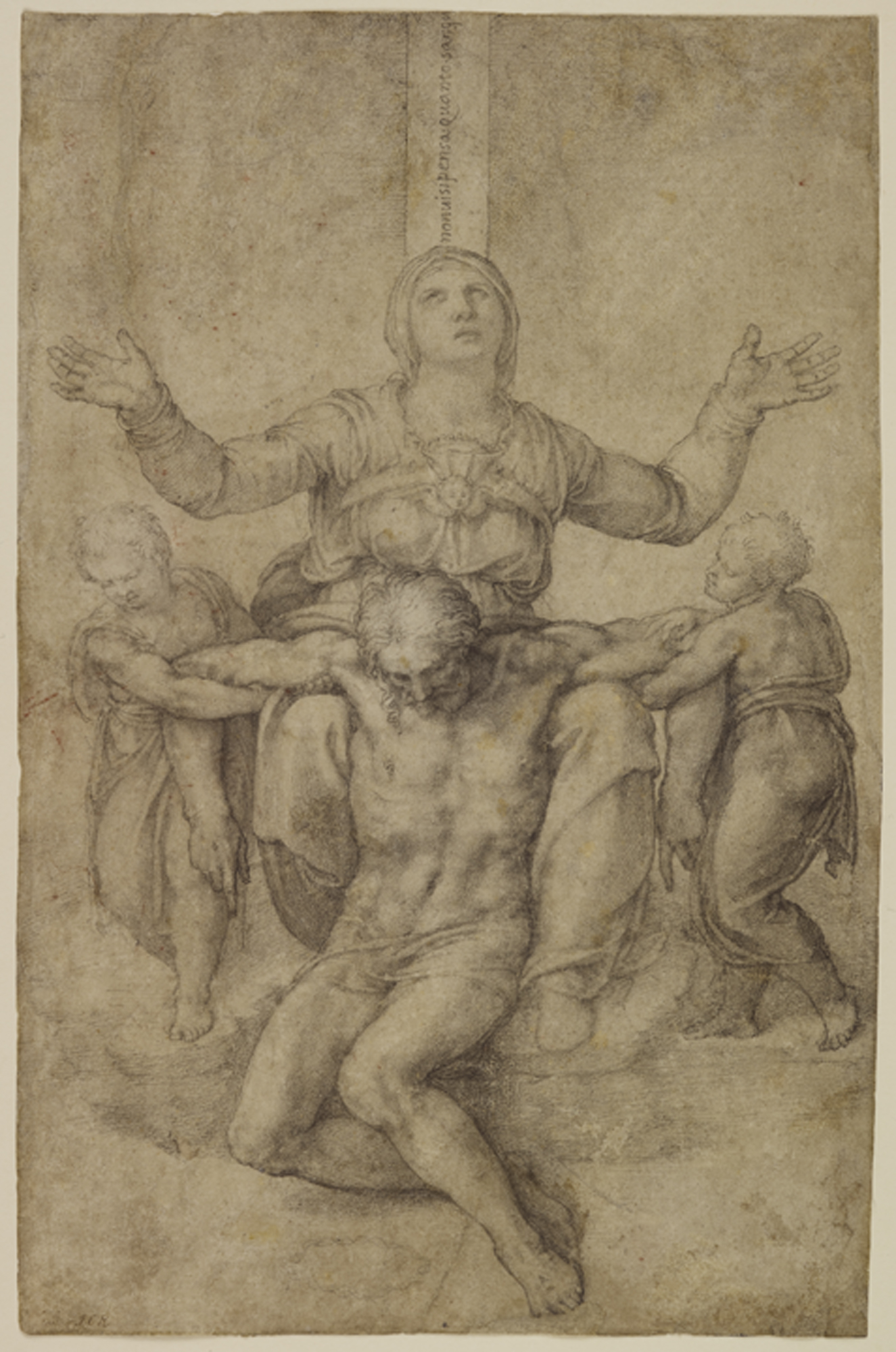 Michelangelo’s “Pieta,” drawn circa 1538-44.