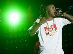 Nas at a hip-hop festival in 2012.
