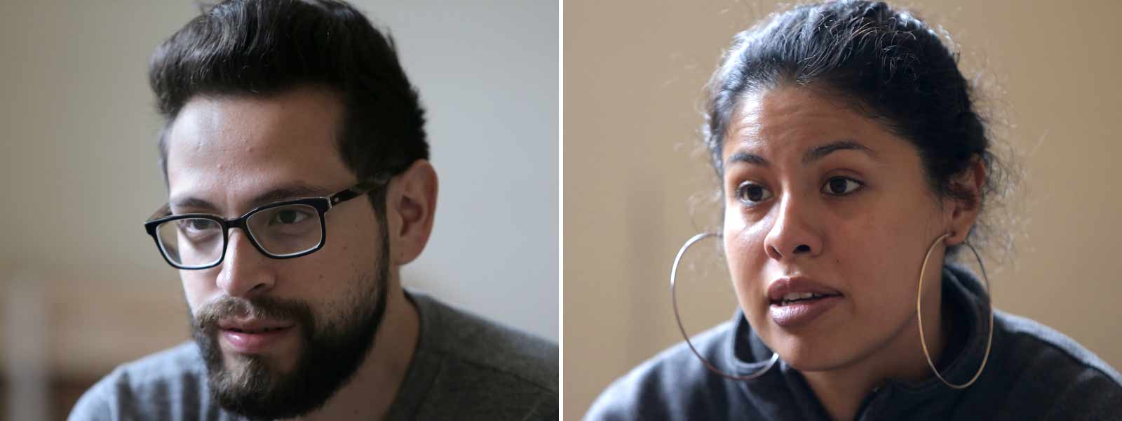 Nestor Pimienta (left) and Gabriella Chavez.