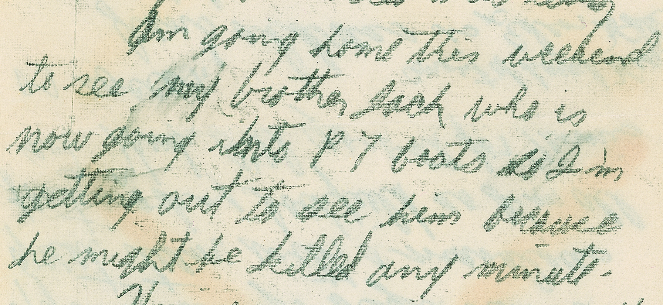 A portion of the letter that Robert F. Kennedy wrote to a friend before Kennedy’s brother John went off to war.