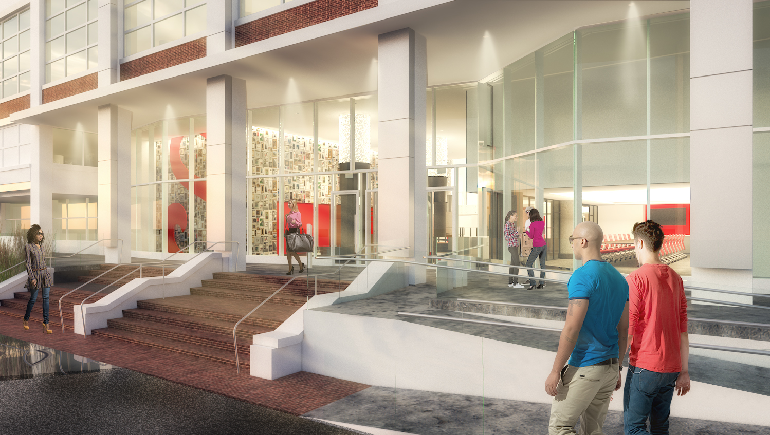 A Rendering of Schrafft’s new lobby