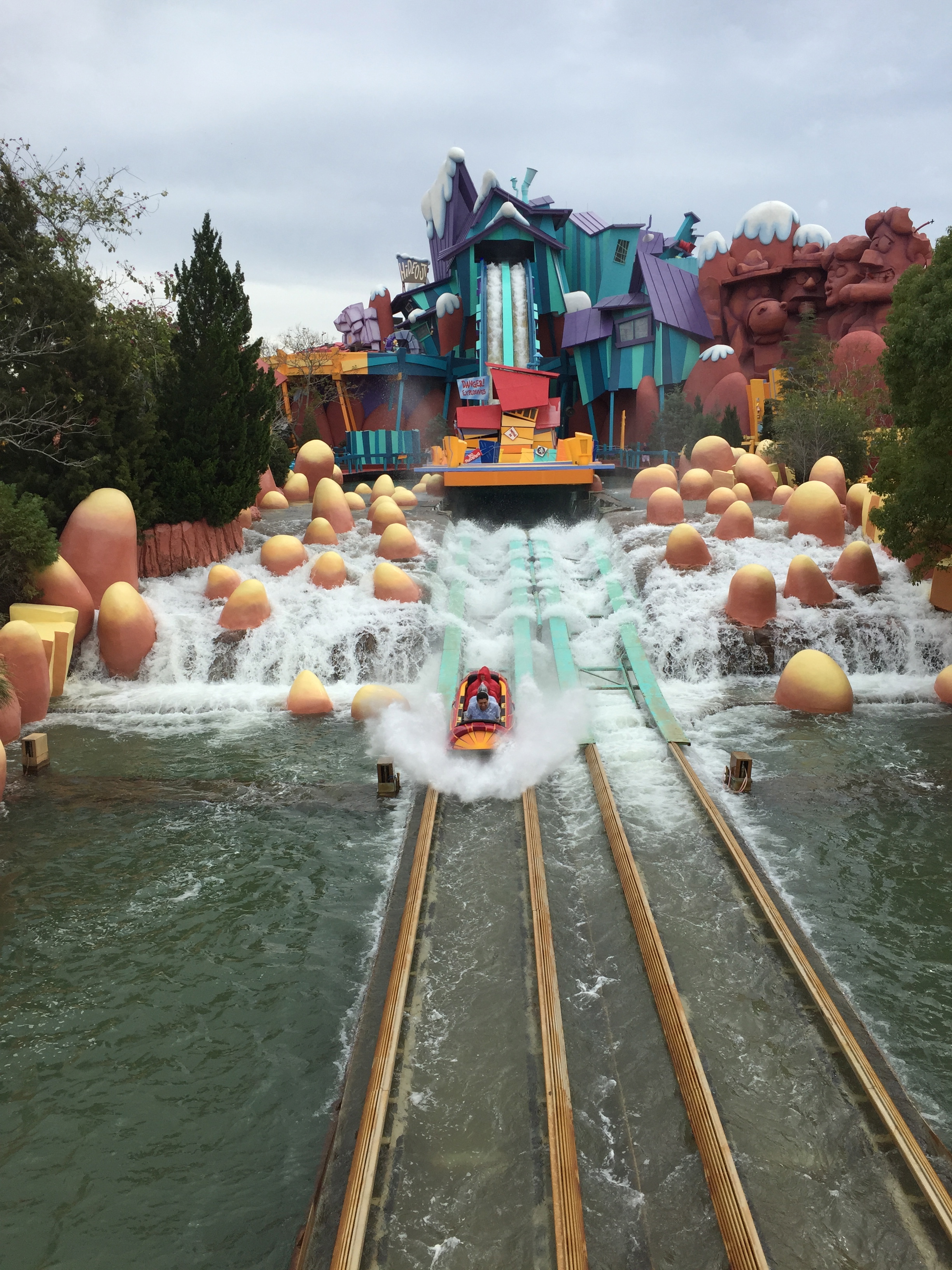 Dudley Do-Right’s Ripshaw Falls at Islands of Adventure.