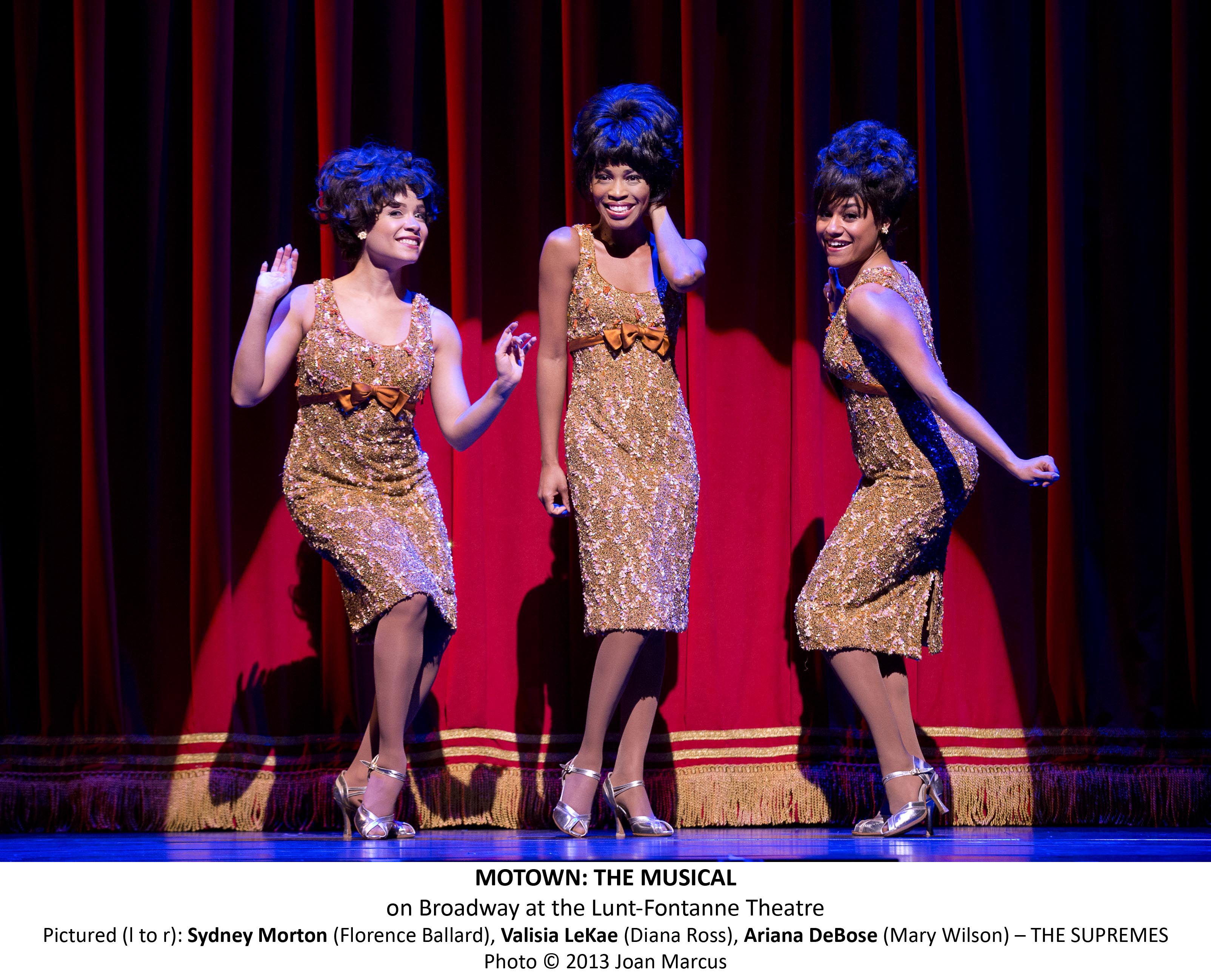 The cast of “Motown,” one of the productions that will visit Boston theaters as part of Broadway in Boston’s 2014-15 season.