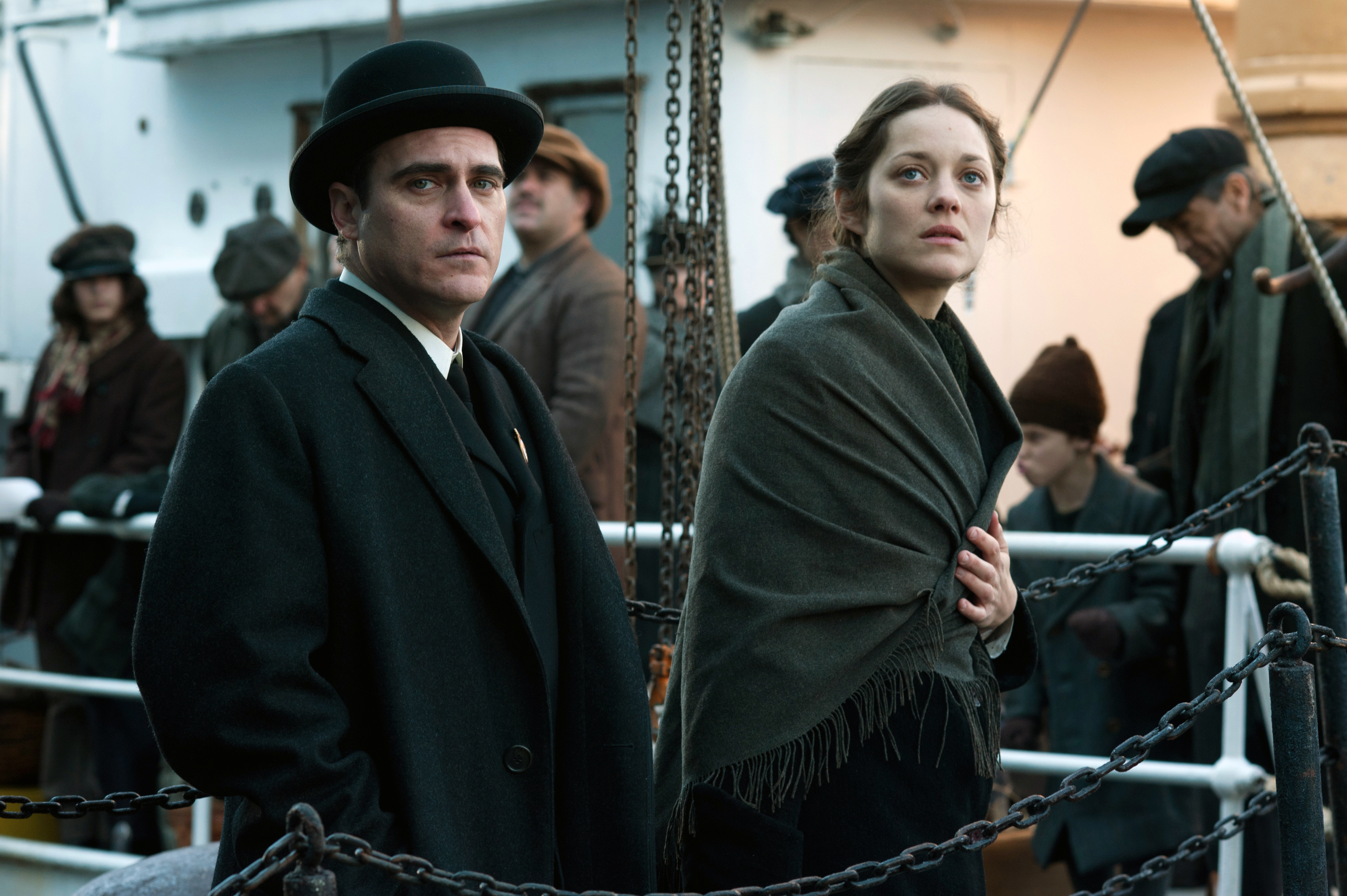 Joaquin Phoenix and Marion Cotillard in "The Immigrant."
