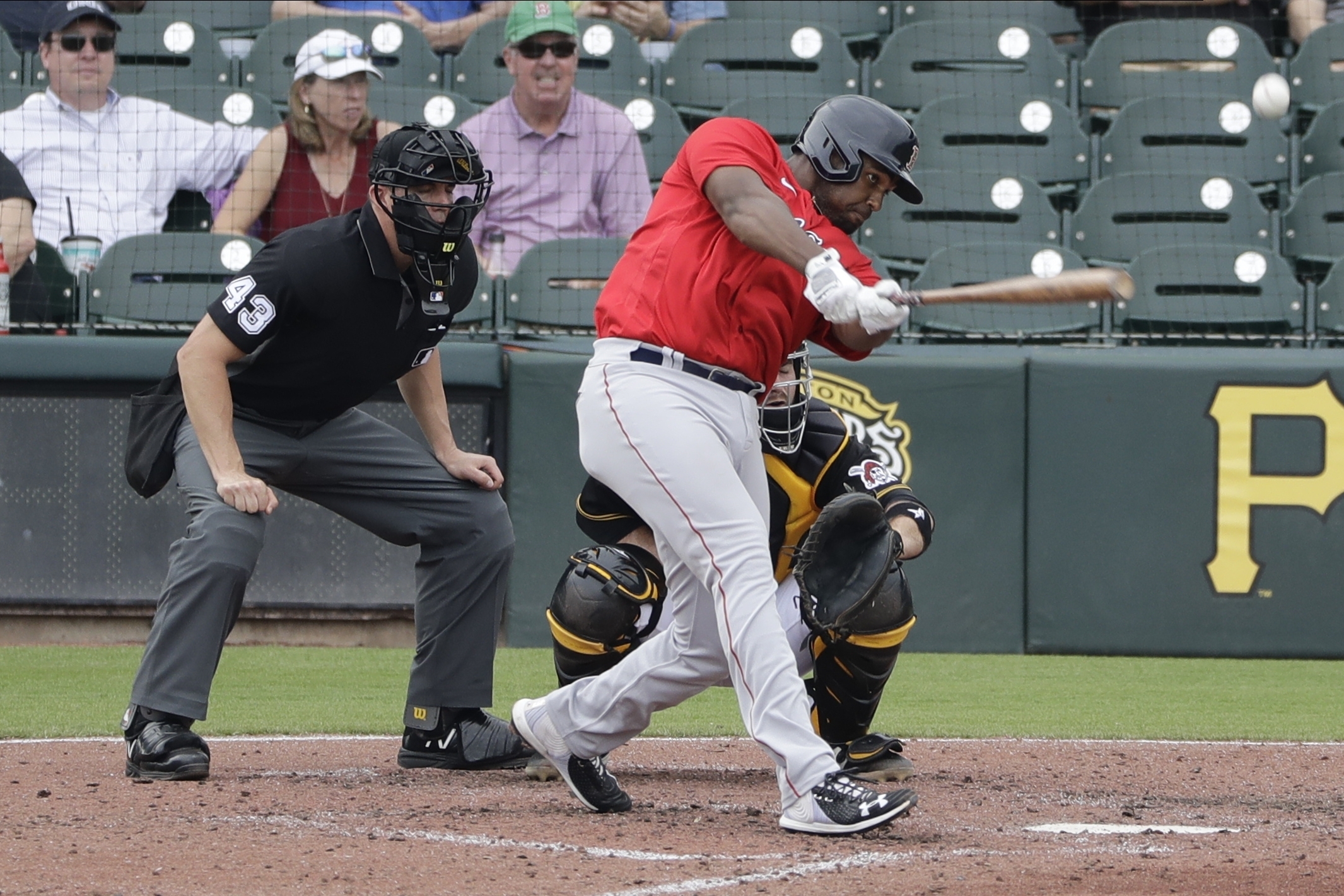 Josh Ockimey appeared in 11 spring training games in 2020 before camps were shut down.