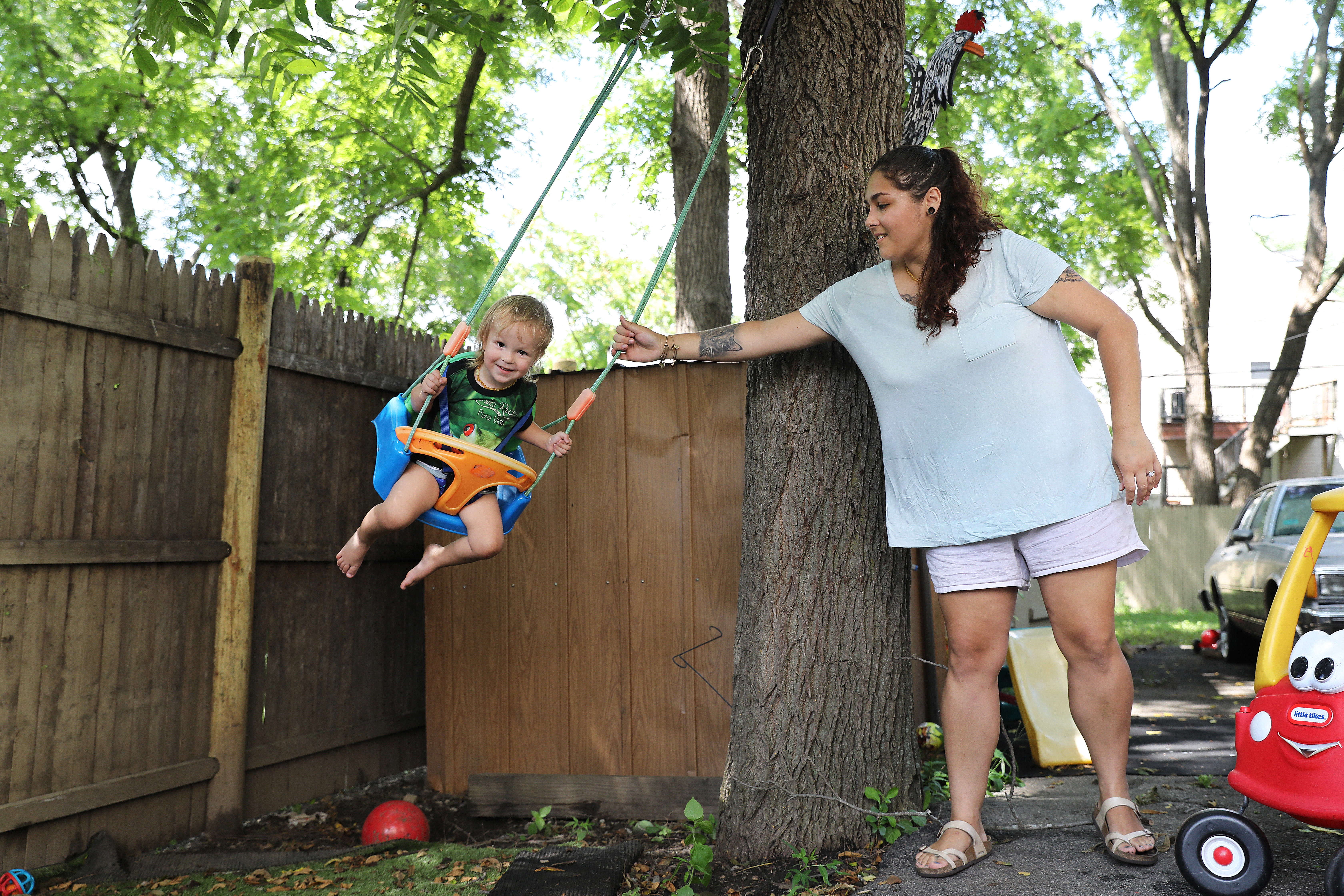 Llenas, who could not produce enough milk for her son, said of the women who made their milk available to her, “The mothers, I feel like they’re superheroes.”