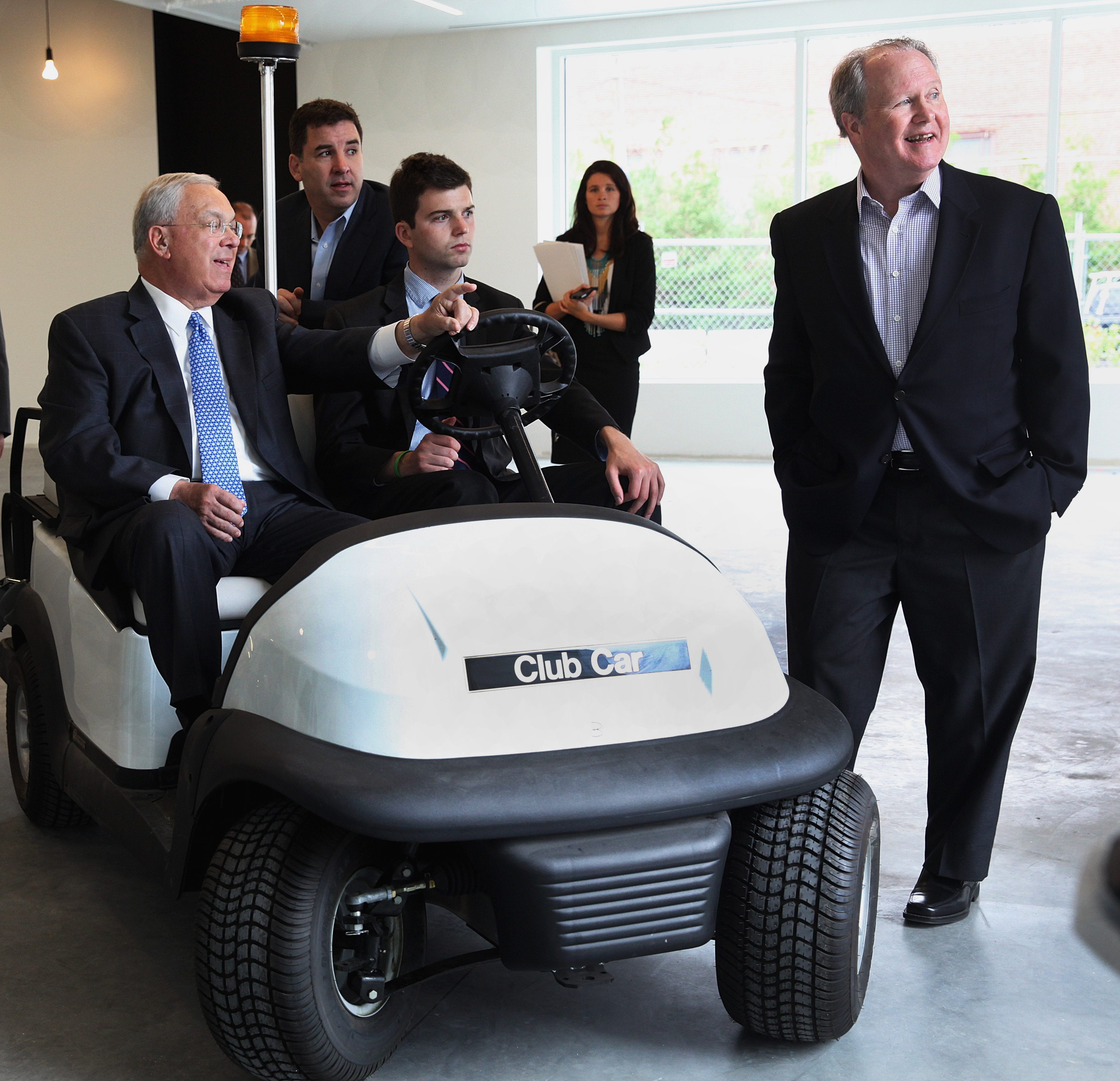 Mayor Tom Menino toured the Boston Innovation Center last year.