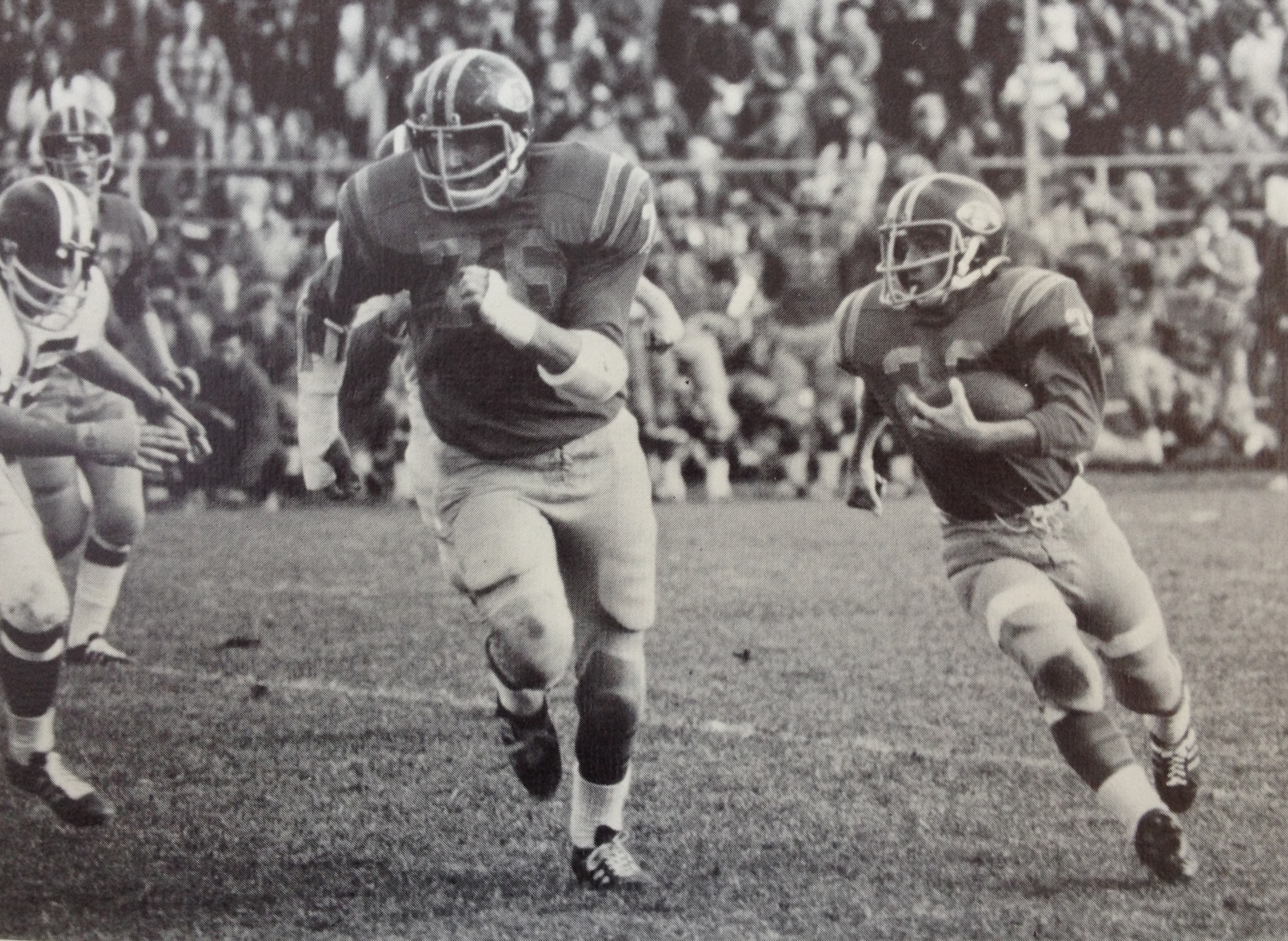 Arthur T. Demoulas was a running back on the Andover High football team.