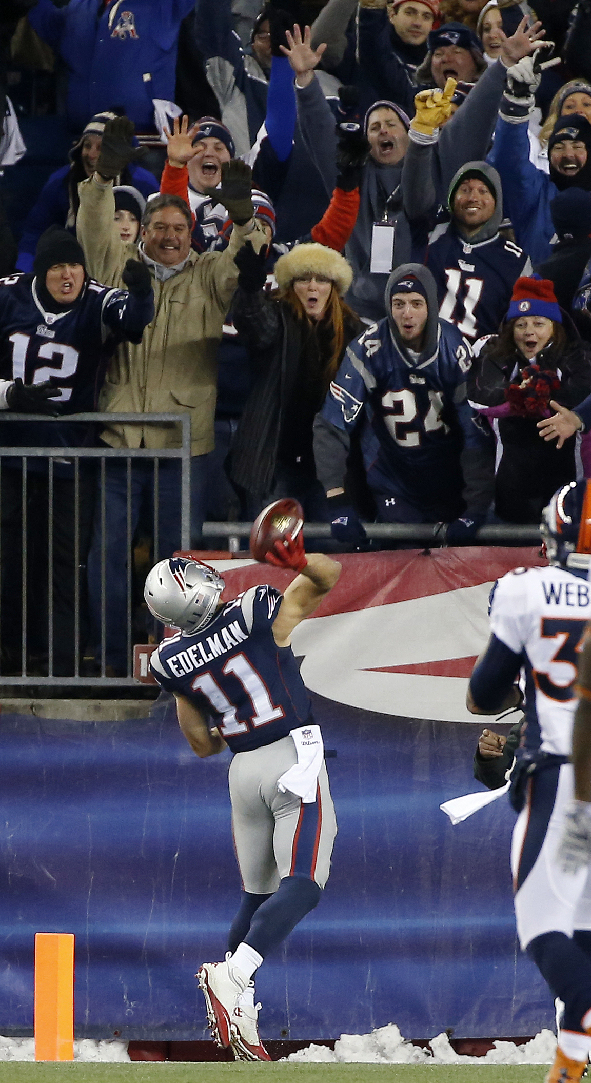 Notes Patriots’ Julian Edelman fined for tossing ball into stands