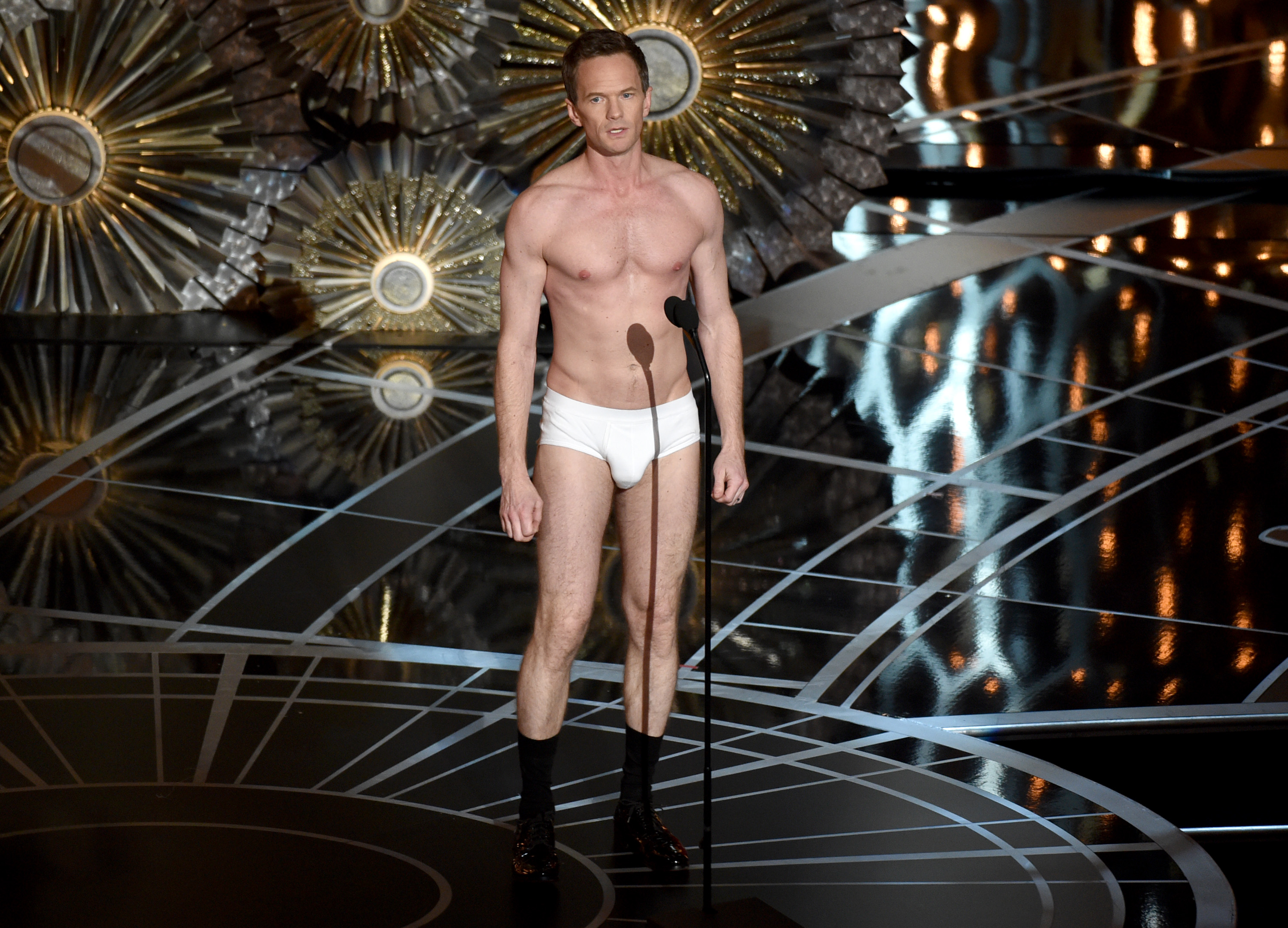 At one point, host Neil Patrick Harris stood on the stage in his tighty whities, announced “acting is a noble profession,” and held the audience in the palm of his hand.