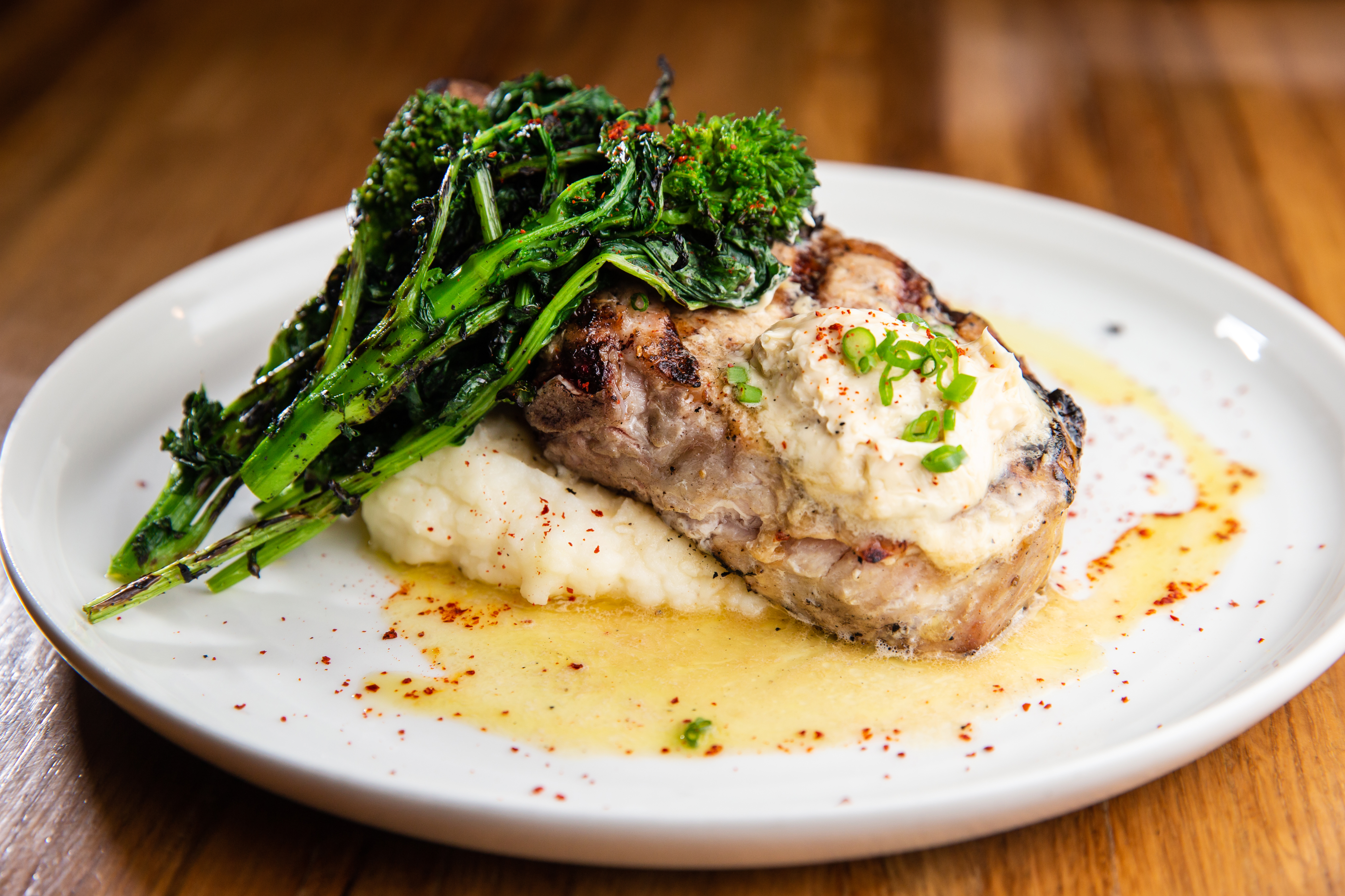 Grilled pork chop