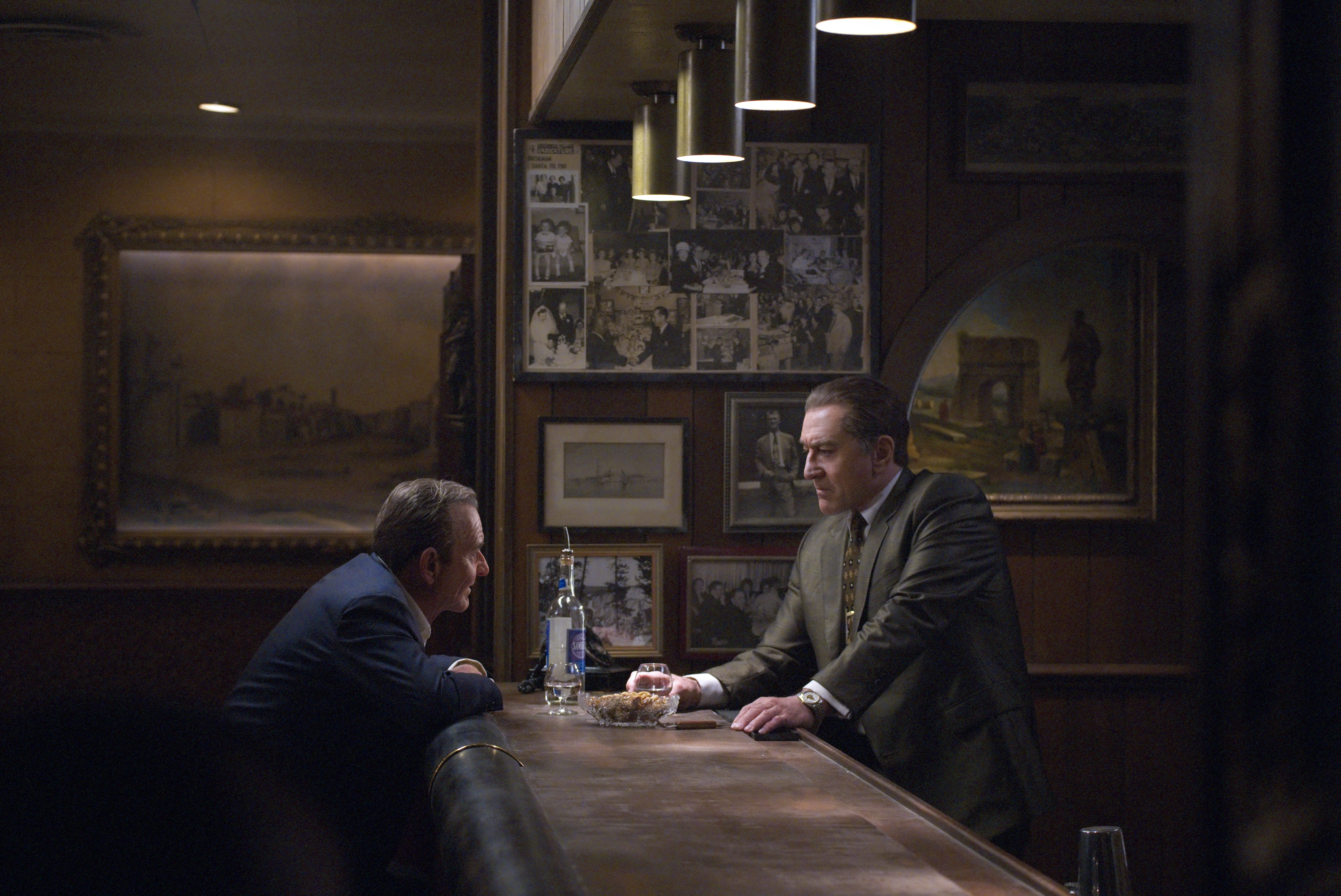 Joe Pesci (left) and Robert De Niro in "The Irishman."