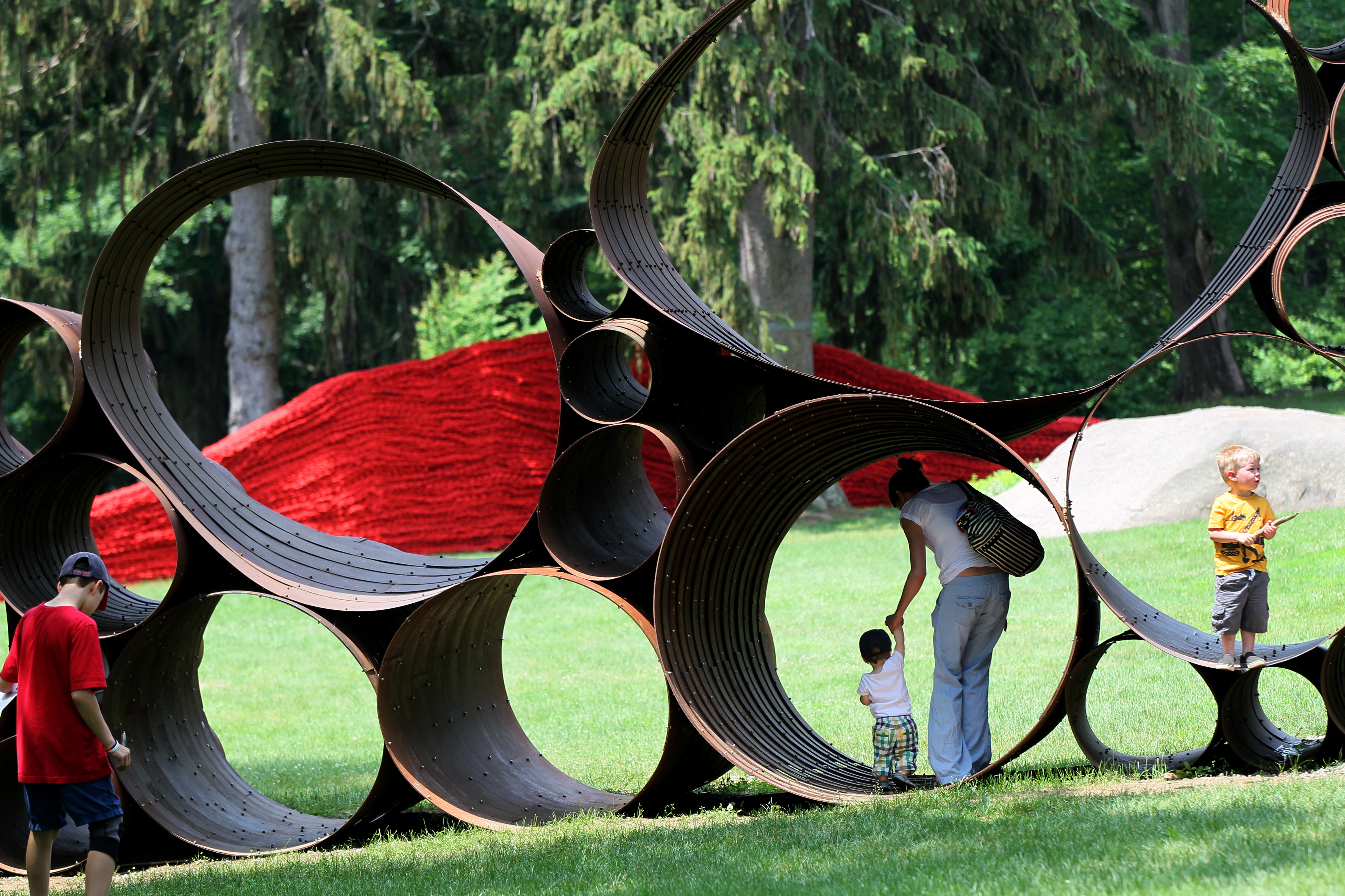 "Lincoln" by DeWitt Godfrey at the deCordova Sculpture Park.