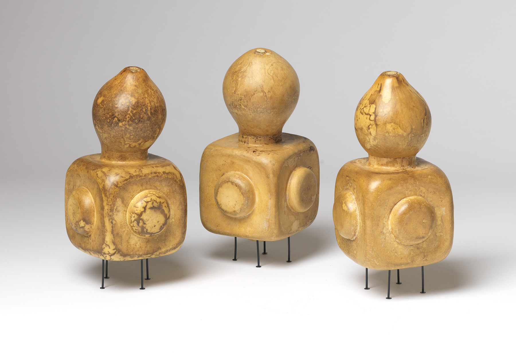 Andrew Mowbray’s gourds in “Another Utopia.”