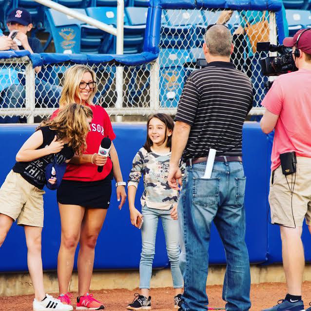 Suzie Cool has yet to meet her broadcast partner with the Salem Red Sox, Melanie Newman.
