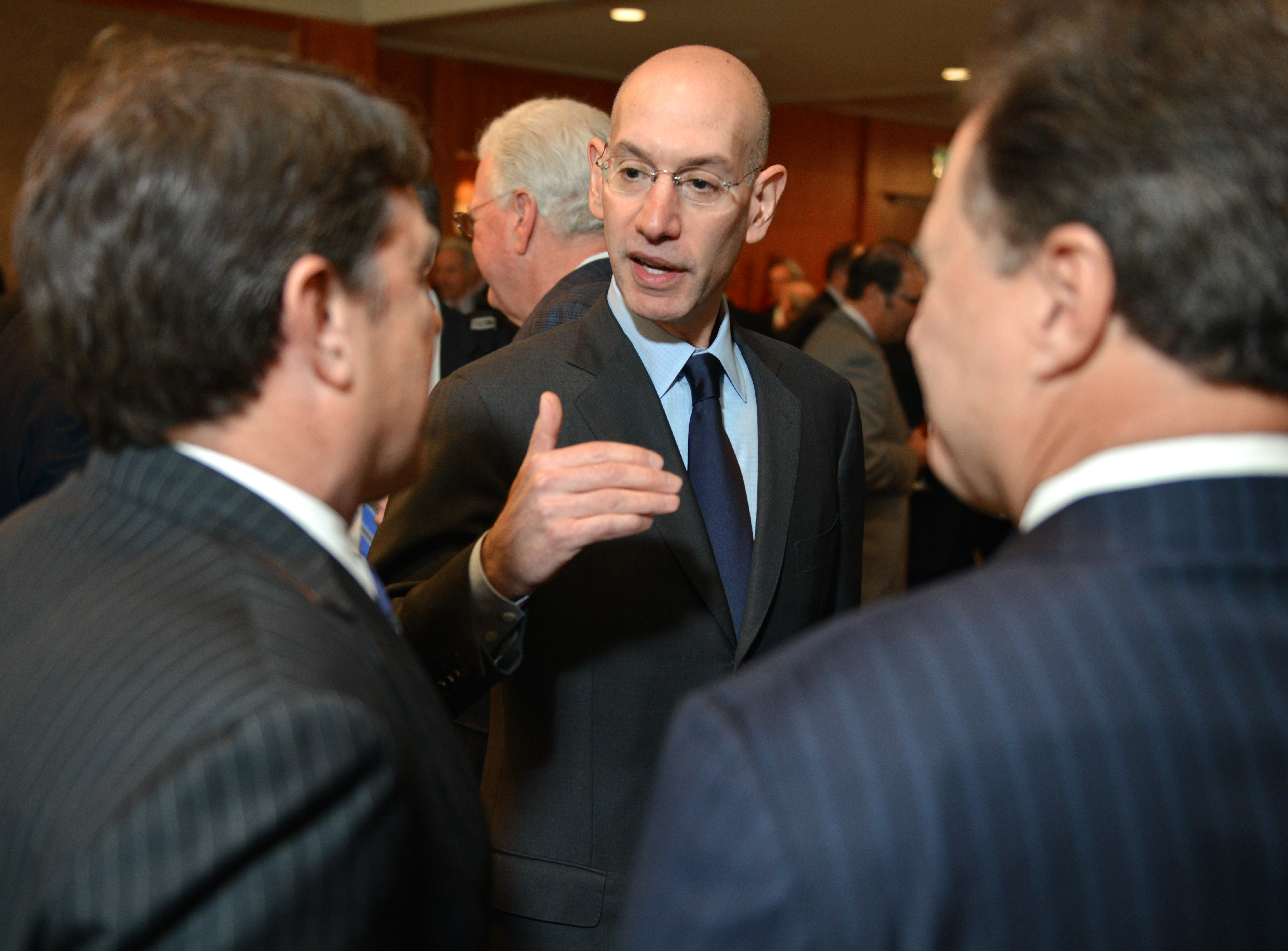 Could Adam Silver lead a charge to have the NBA play the rest of the season in Las Vegas?