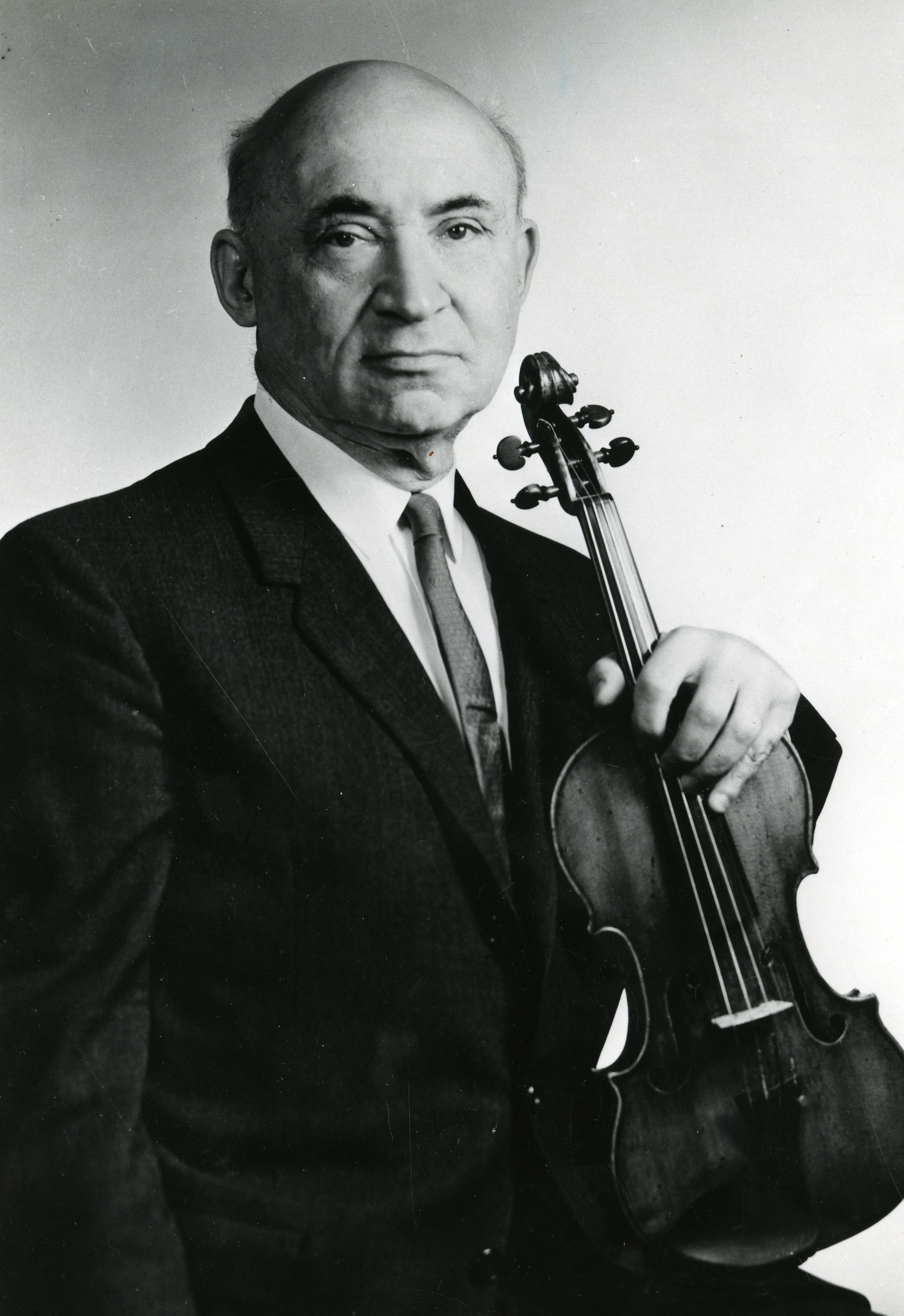 Louis Krasner, violinist and teacher at New England Conservatory.