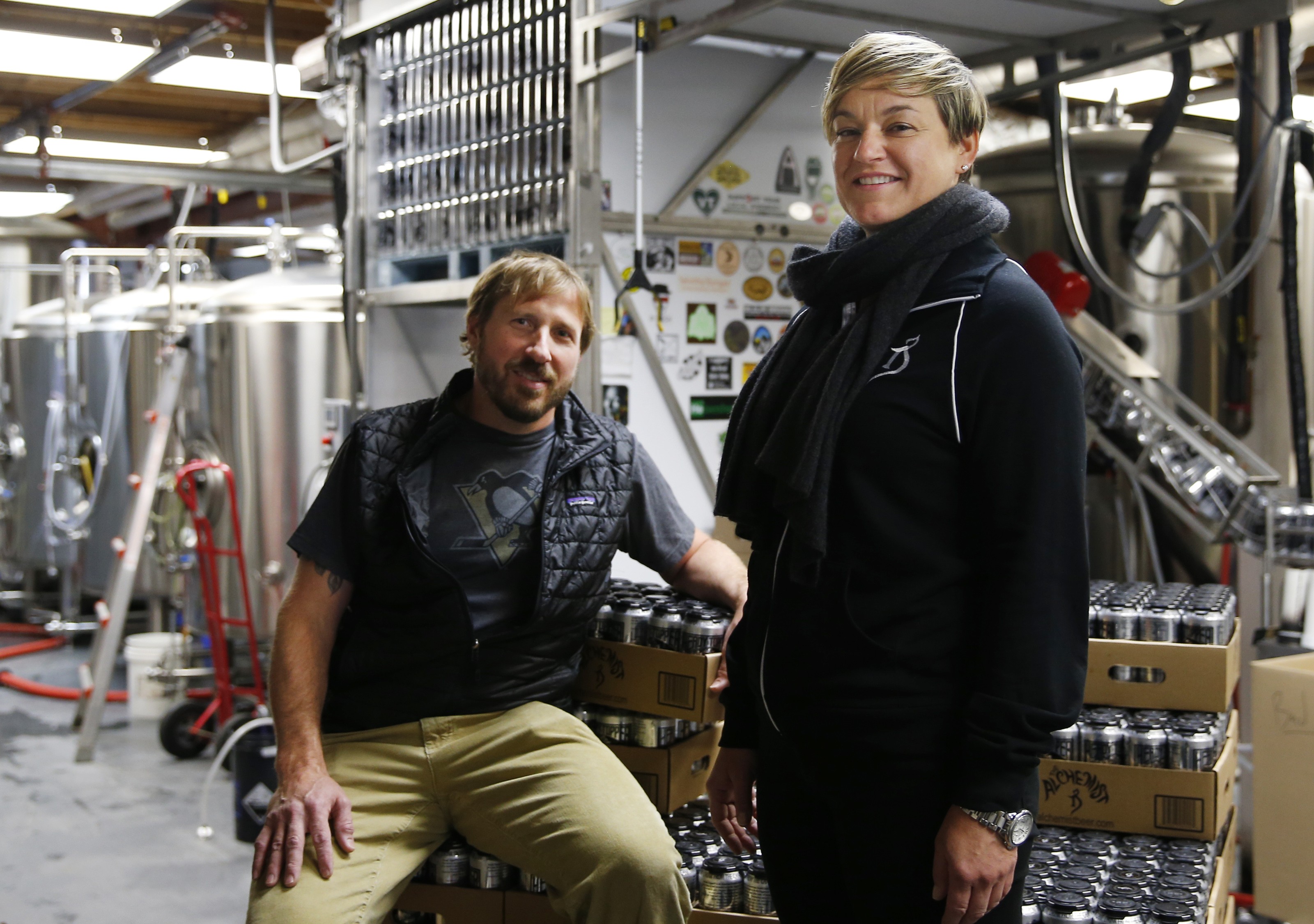 Owners of The Alchemist John and Jen Kimmich.