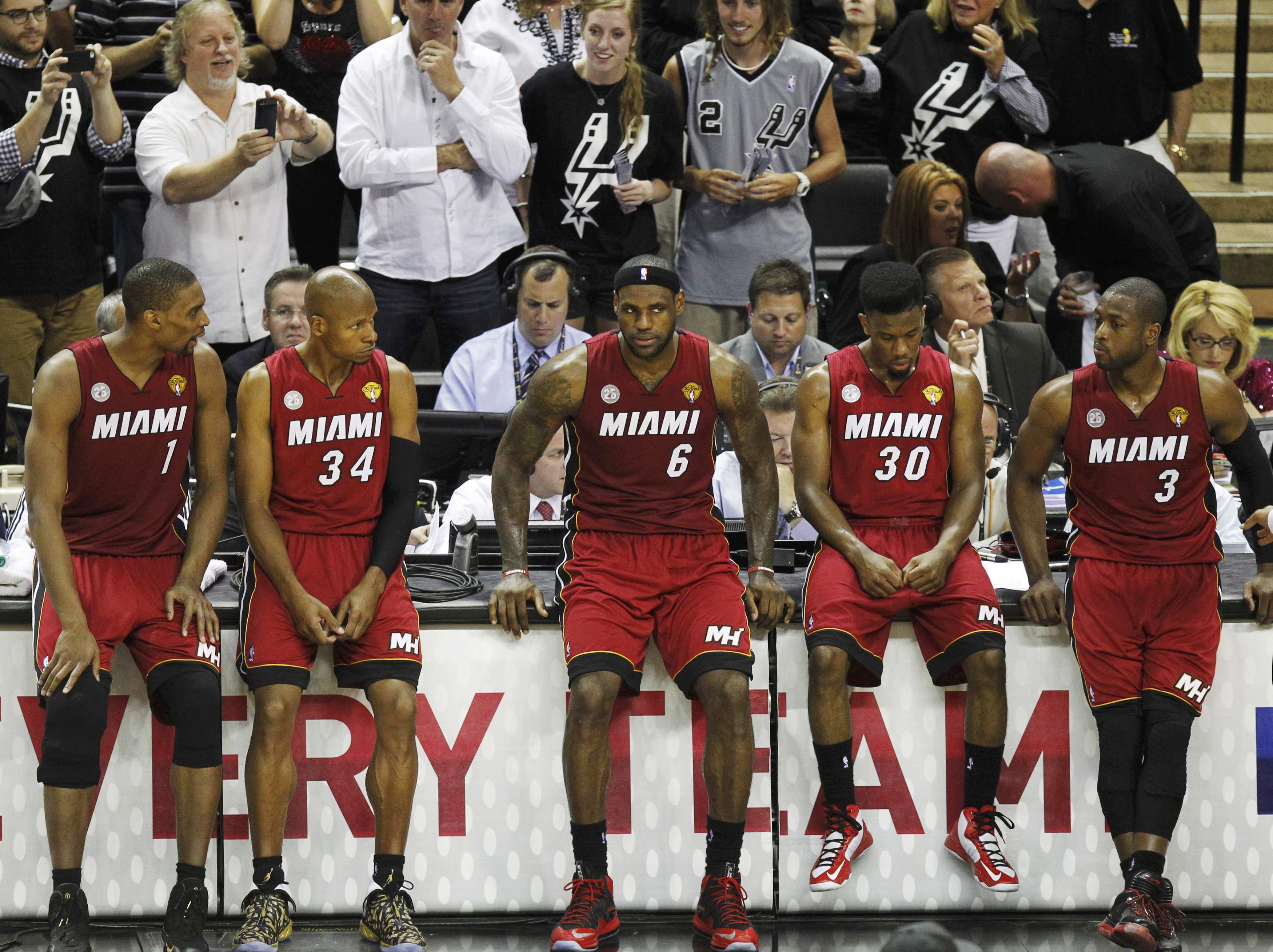 Ray Allen spent his final two seasons in Miami, helping win the NBA title in 2013.