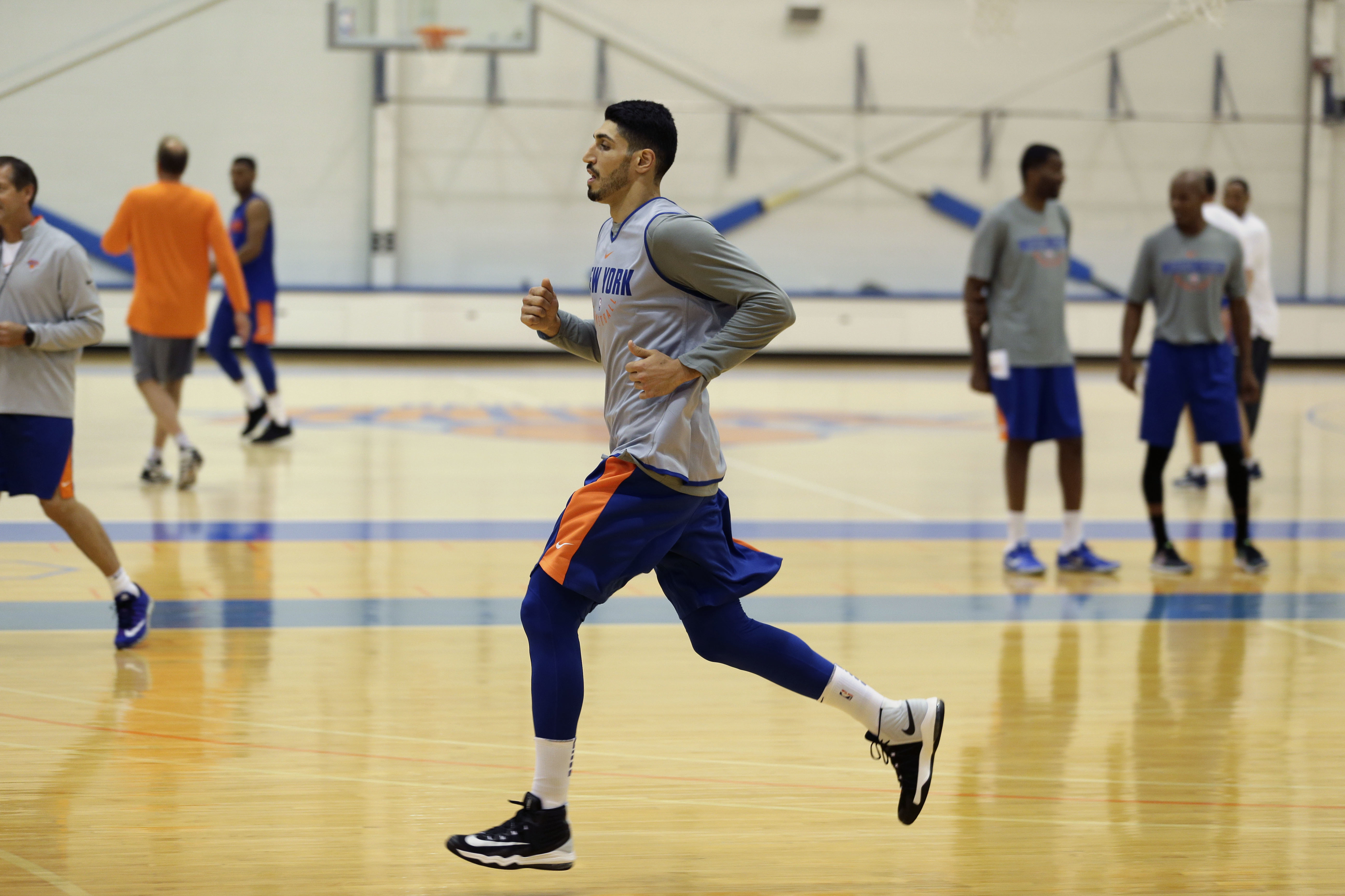 In four games with the Knicks, Enes Kanter is averaging 13.8 points and 10.5 rebounds.