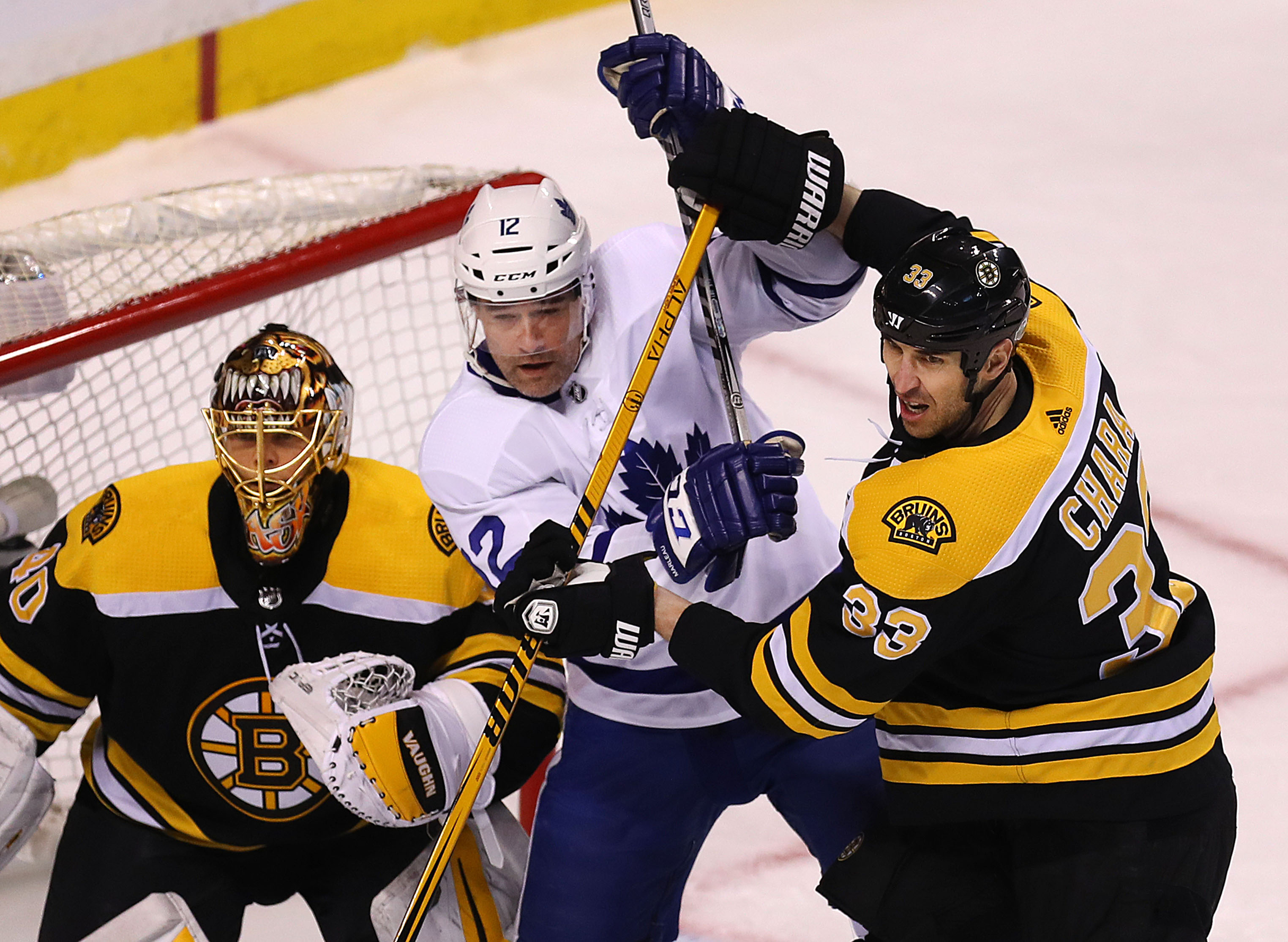 The Bruins defeated the Maple Leafs in seven games in the first round of last year’s Eastern Conference playoffs.