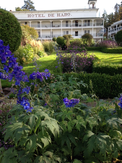 The elegant Hotel de Haro is part of the Roche Harbor Resort on San Juan Island.
