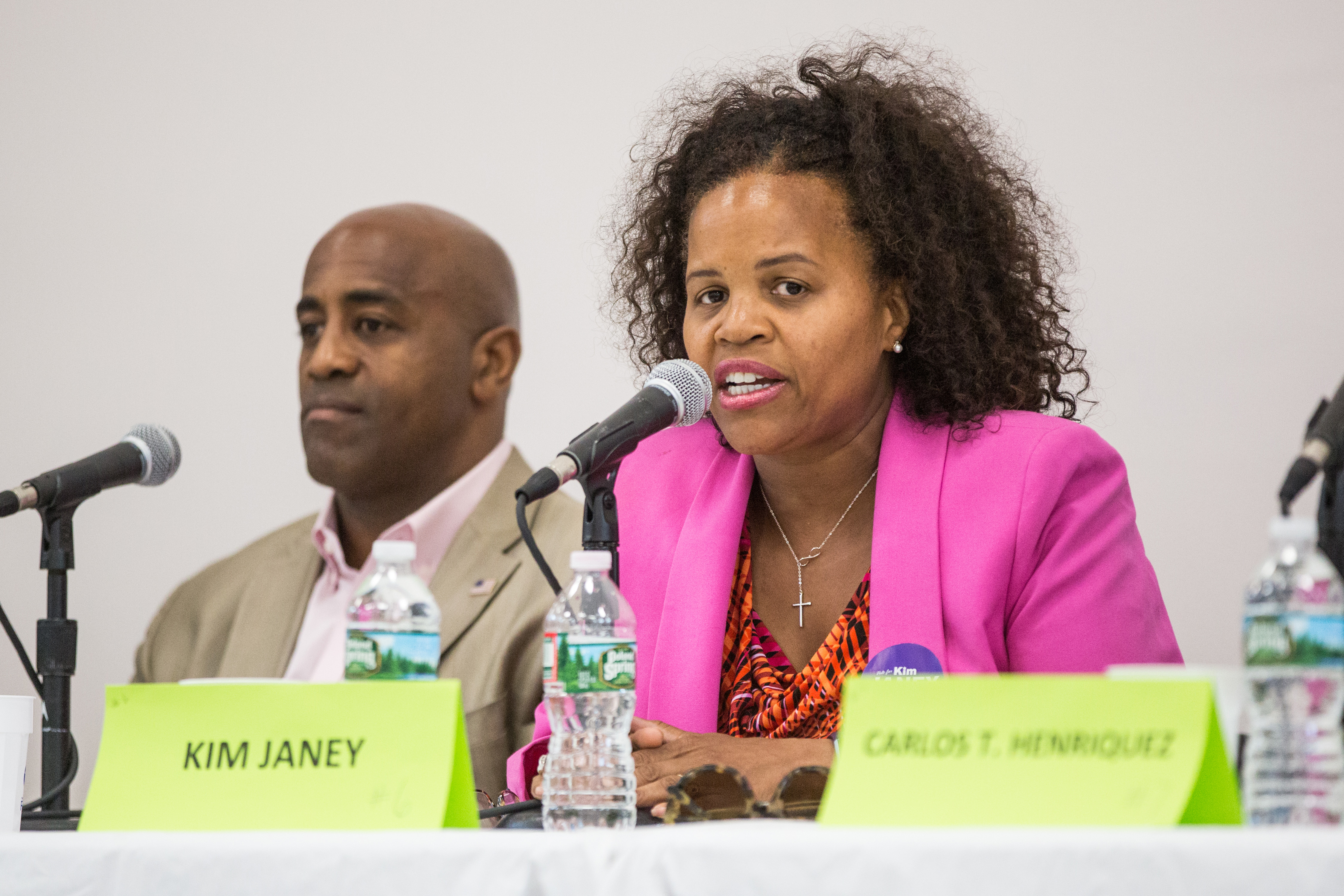 Kim Janey (right) is running for the District Seven City Council seat.