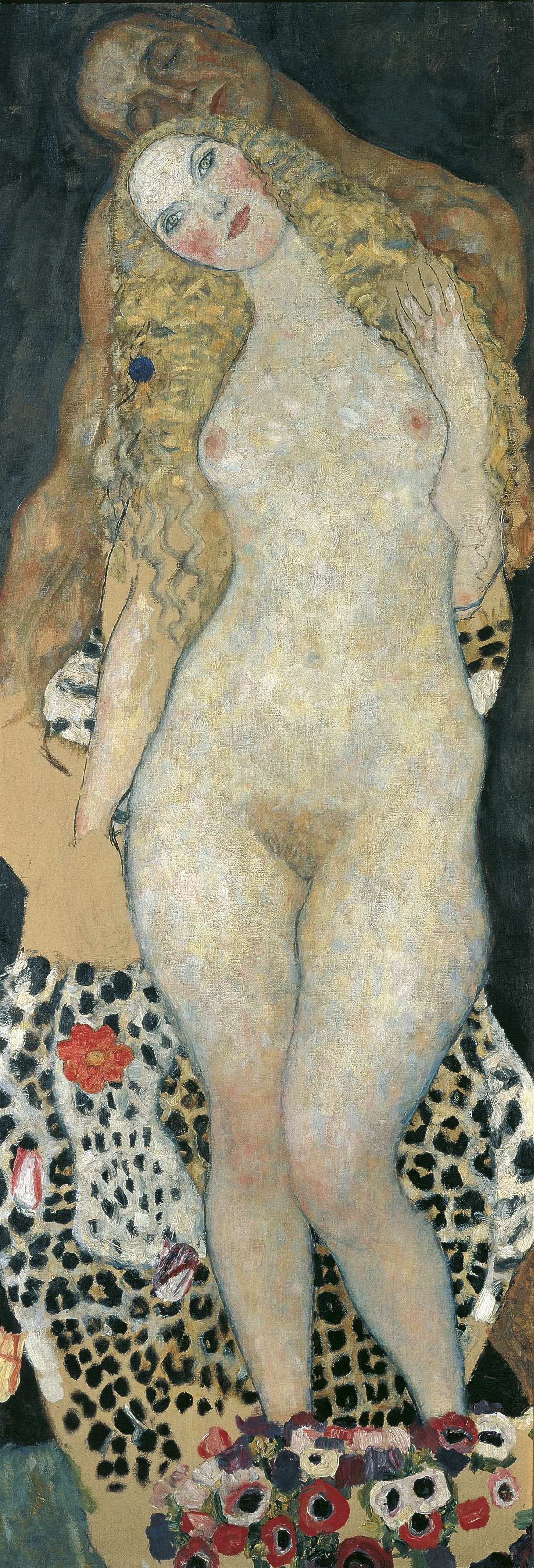 Detail of “Adam and Eve” by Gustav Klimt.