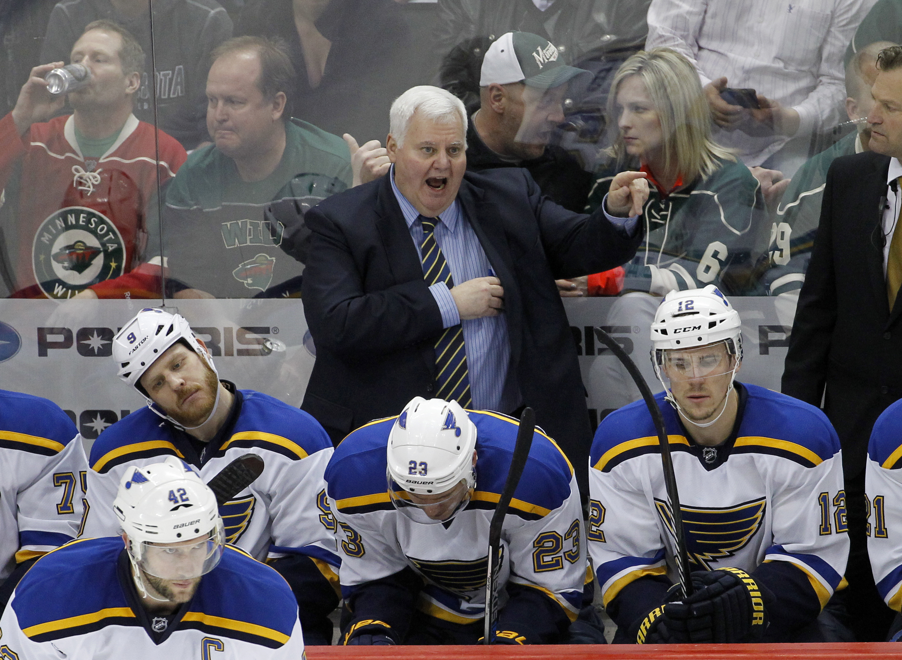 Blues coach Ken Hitchcock has a history of getting players to buy what he’s selling.