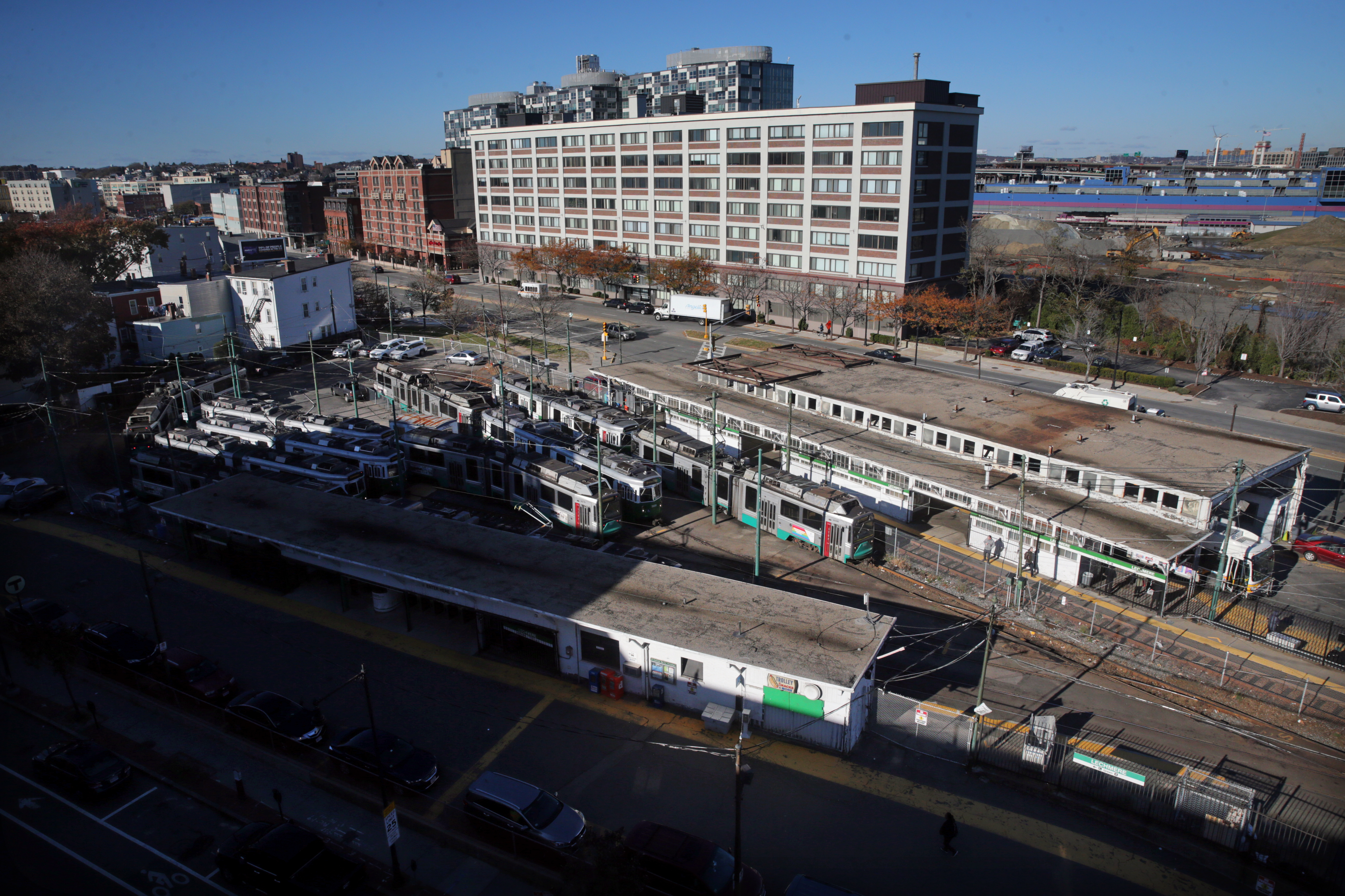 Lechemere Station in Cambridge, as pictured in November 2017.