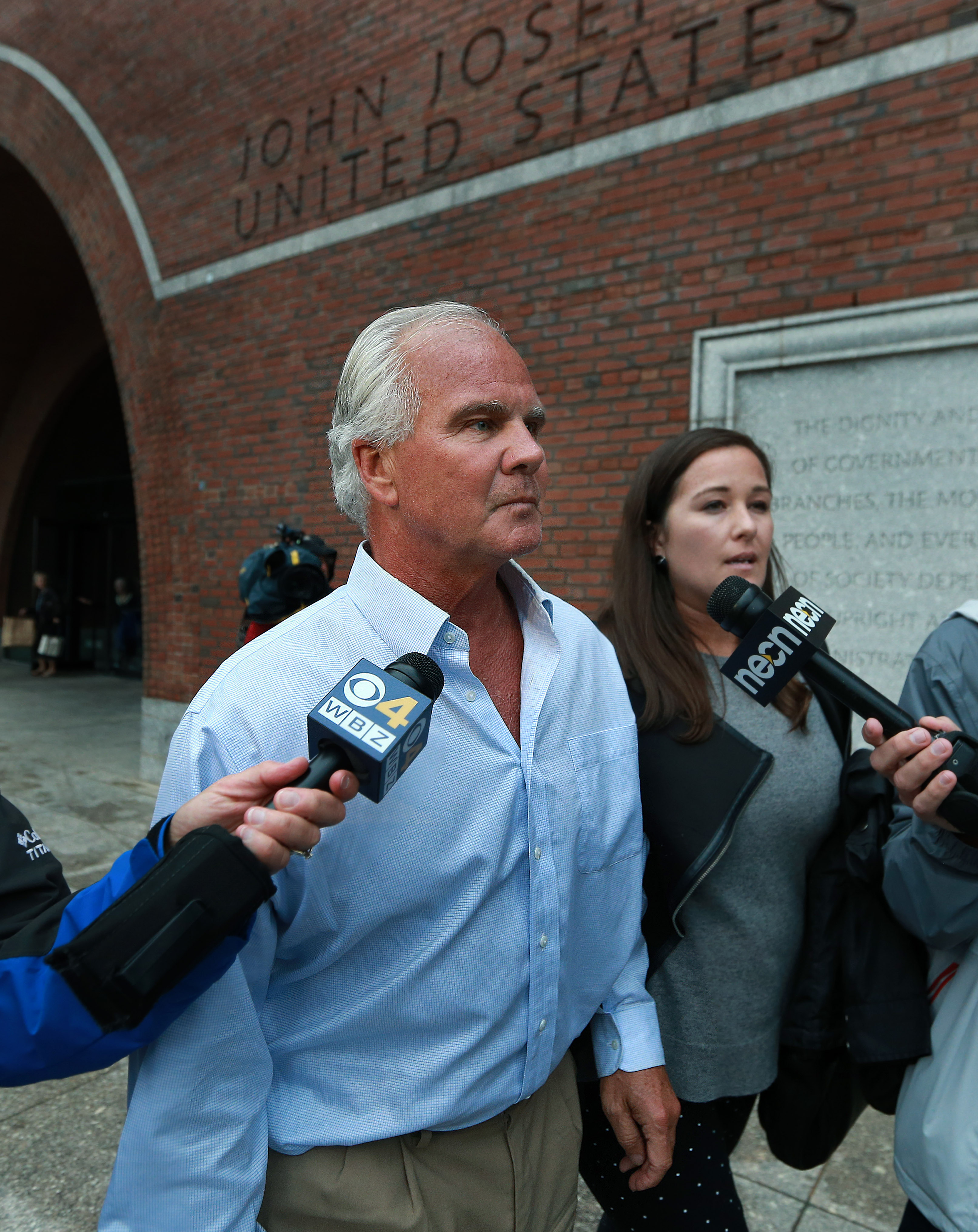 Mark Harrington, a member of Teamsters Local 25, was arraigned in September on extortion charges related to a TV shoot in Boston.