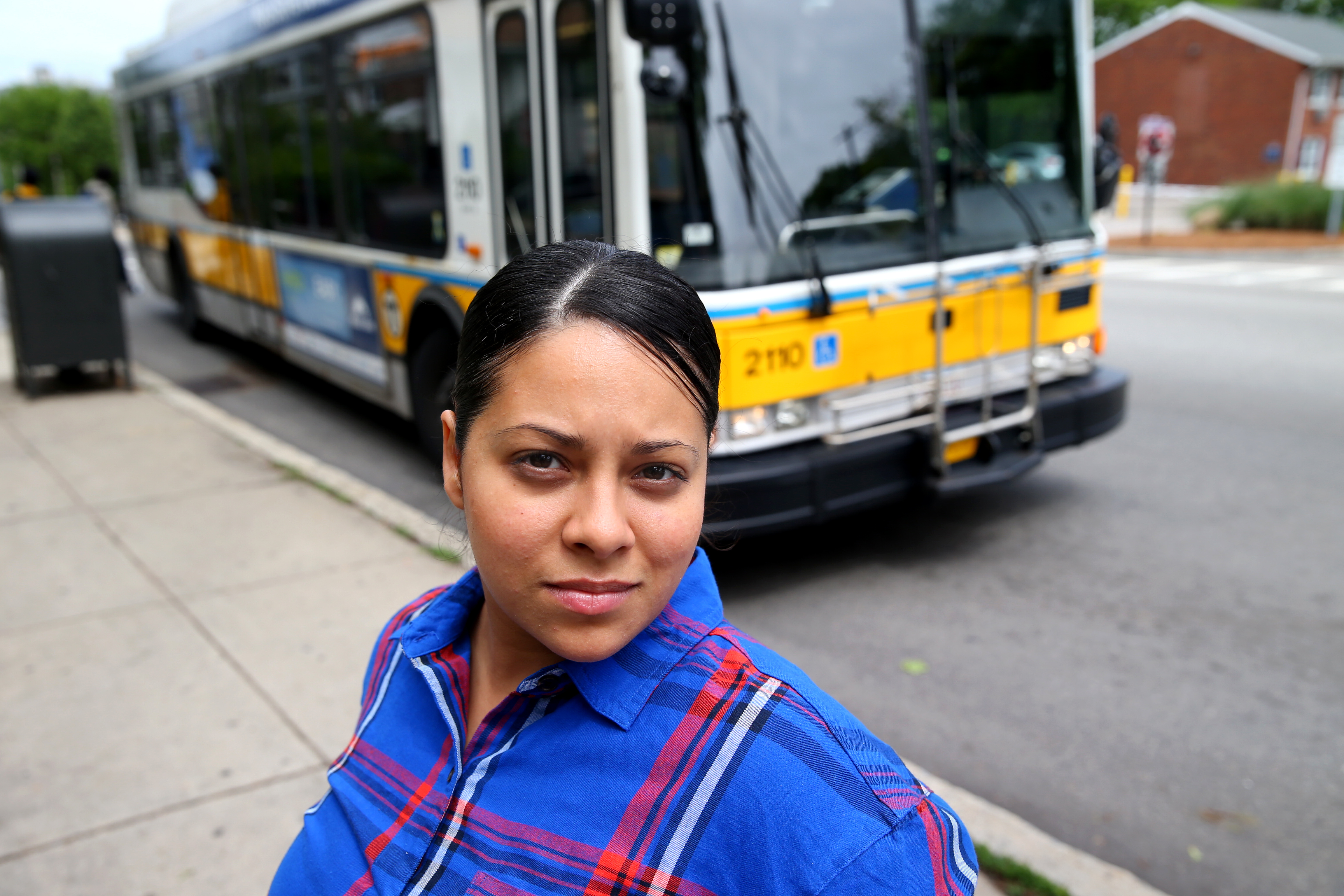 Mirzeli Hernandez would sometimes take the same bus to work as her neighbor, Usaama Rahim.