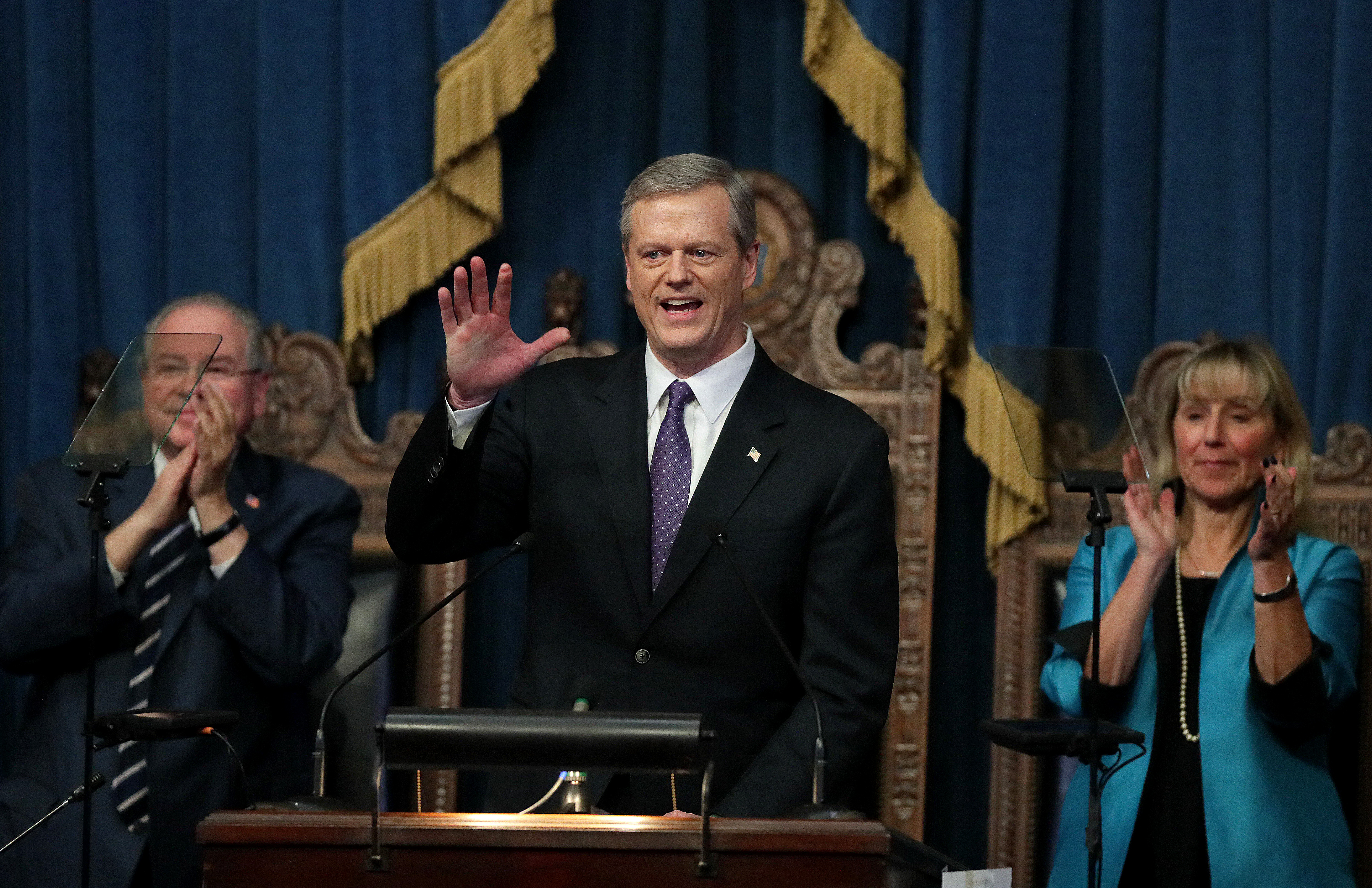 Governor Charlie Baker delivered his State of the Commonwealth address