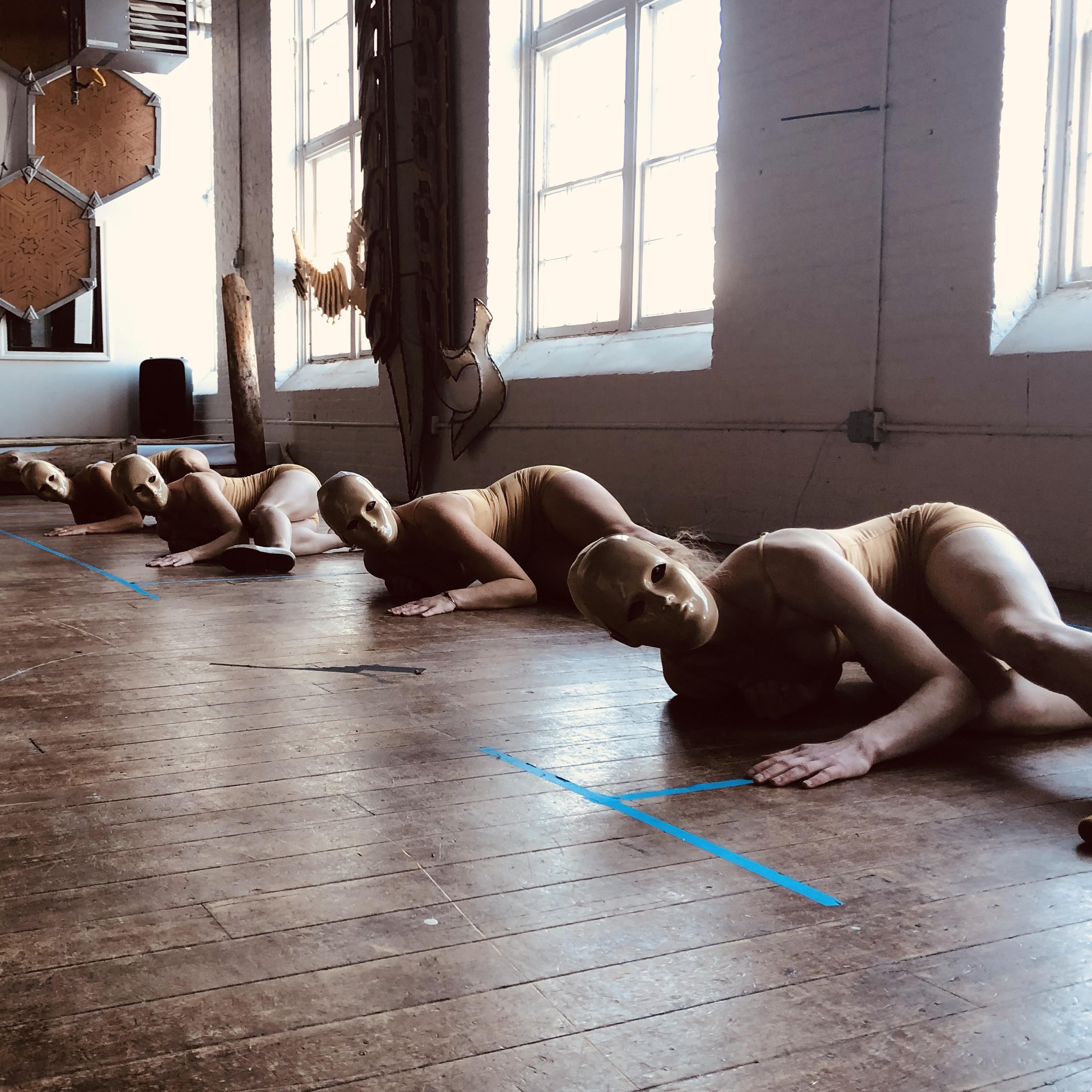 HDC Dance Ensemble rehearses Arc Iris's “iTMRW”