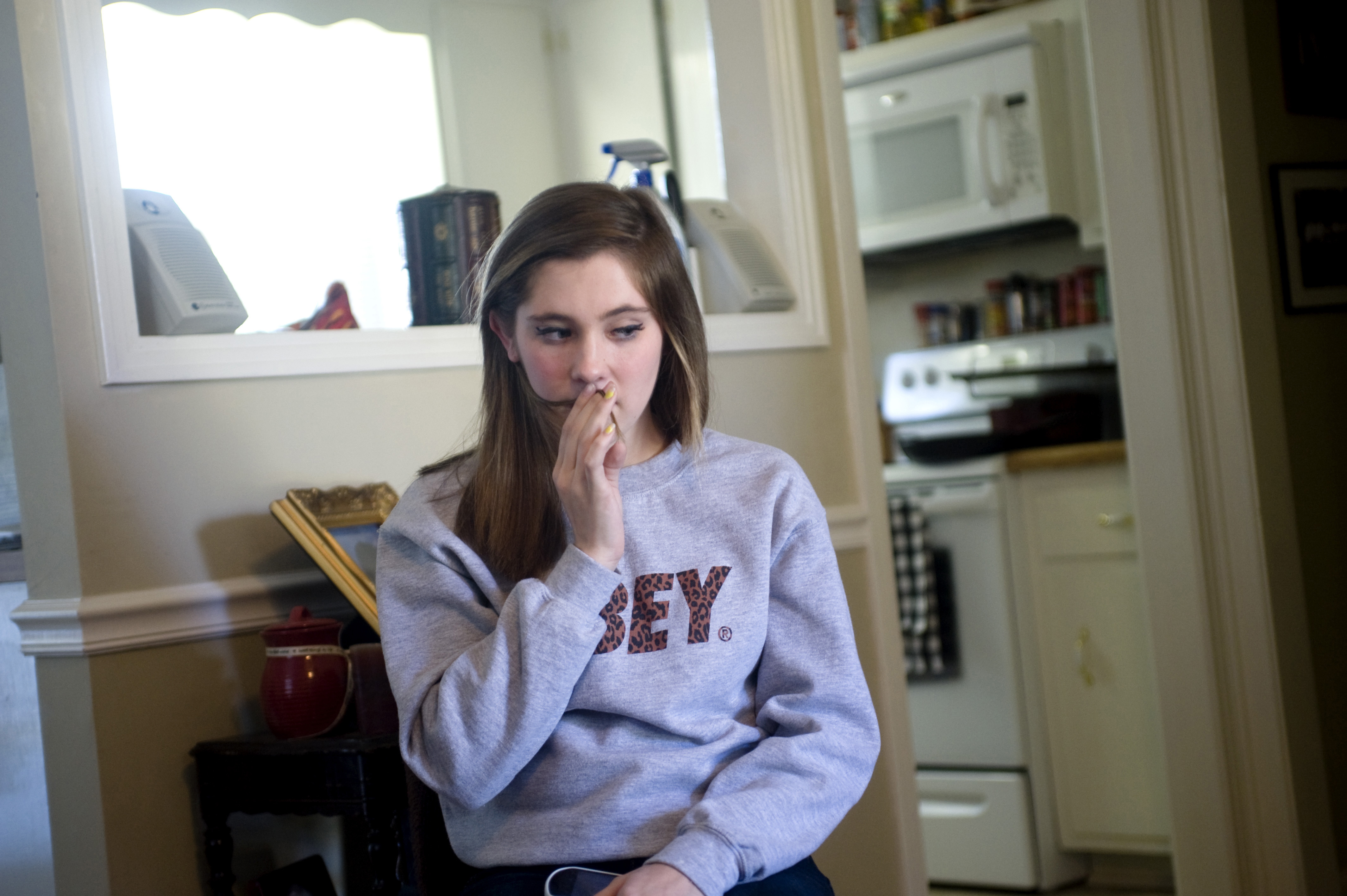 Hannah Walker, 14, of Clarksville, Tenn., talked about her friendship with Philip Chism.