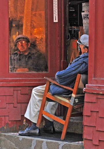“Leo,” from the book “Solitary Soul” by Sandra Goroff, was shot on Prince Street in Boston’s North End.