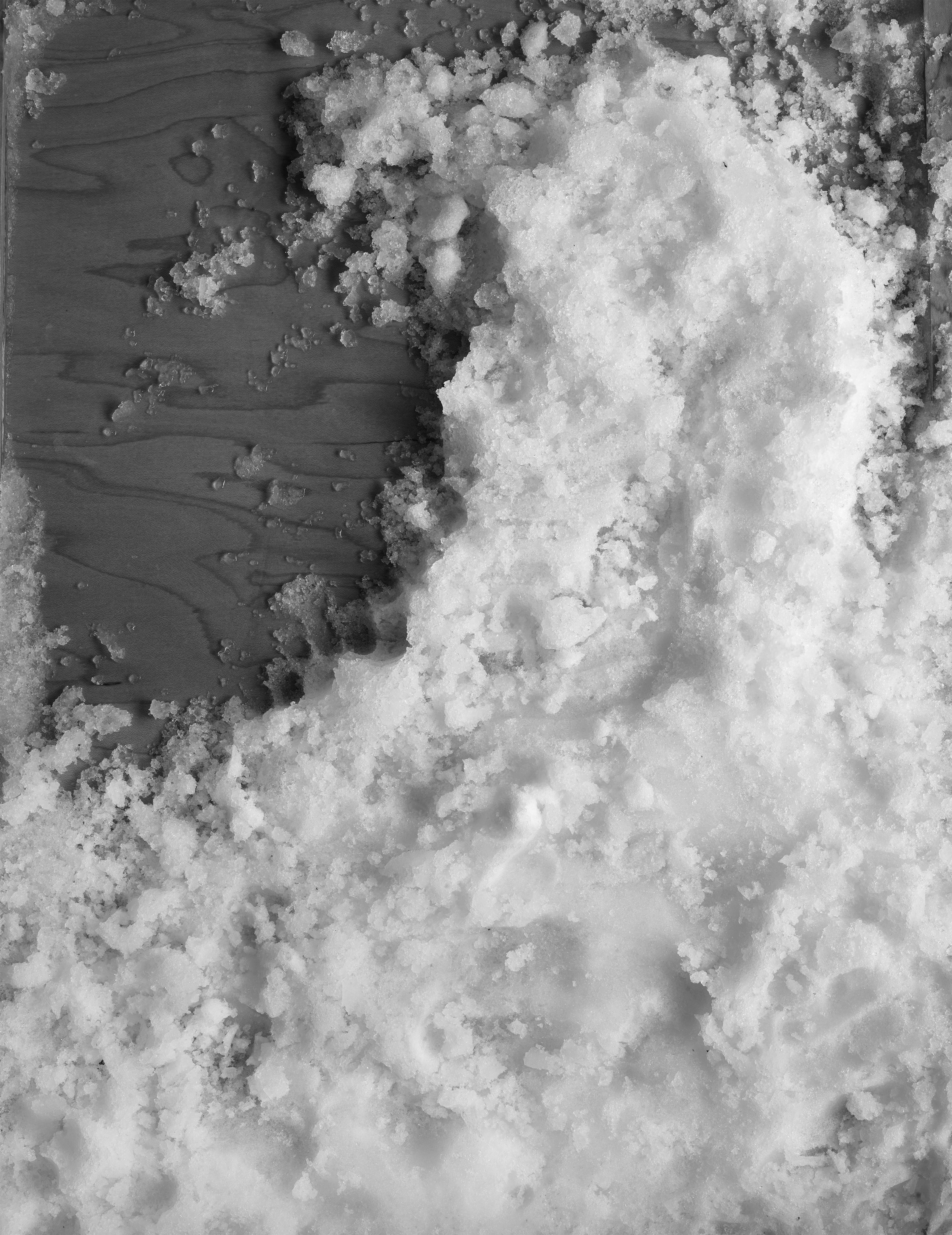 “Snow on Wood.”