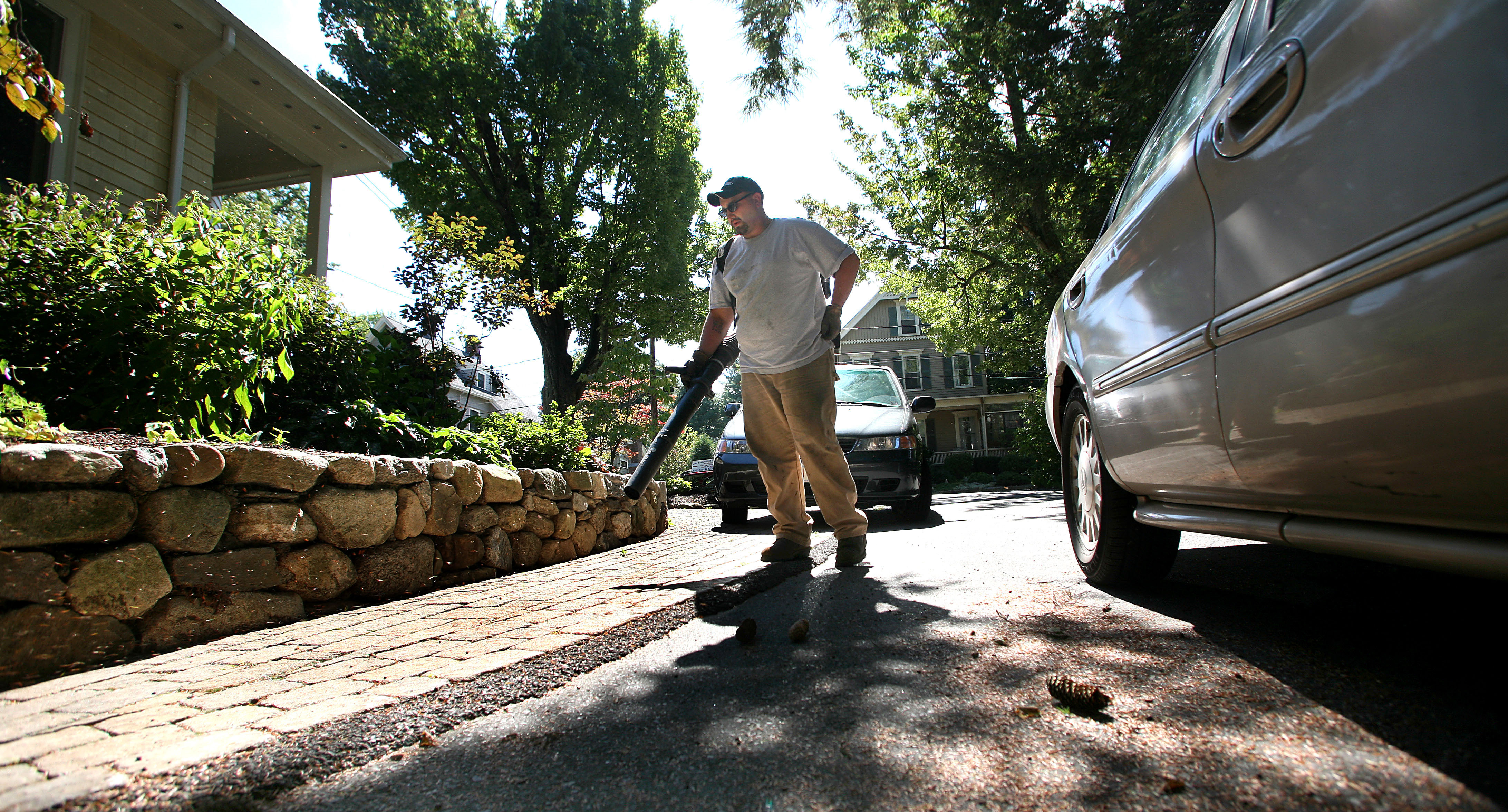 In Newton, a committee is studying another attempt to set restrictions on leaf blowers.