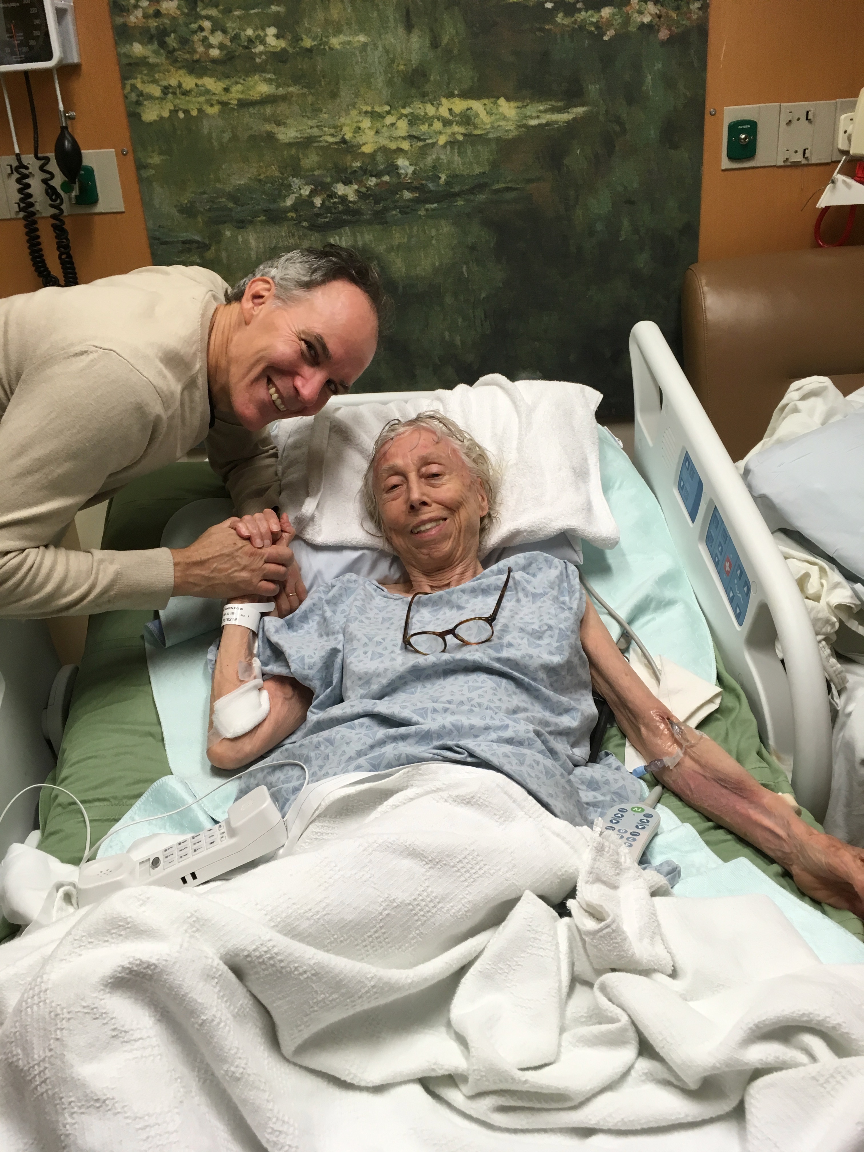 Brower visited Christiansen in the hospital.