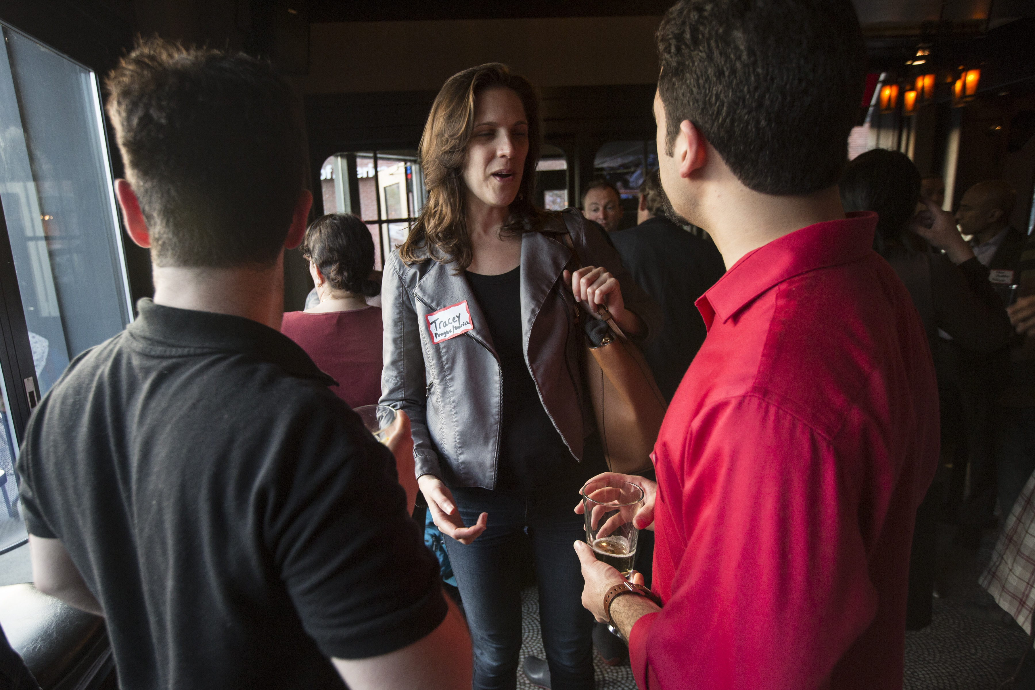 Tracey Mellor (center) and others talked about where they have been, where they are going, and where they wish to go someday at the meetup.