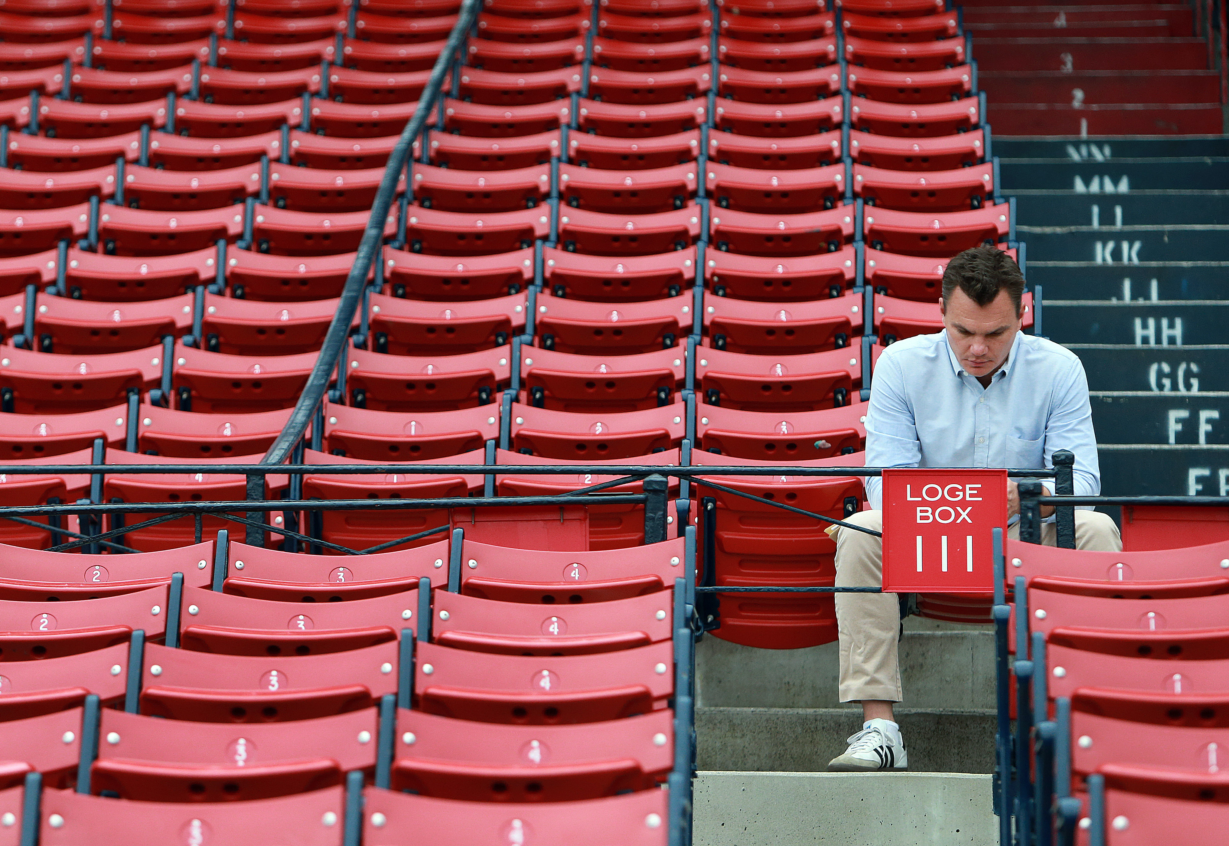 Ben Cherington says the Sox are still working to improve their neuroscouting tests.