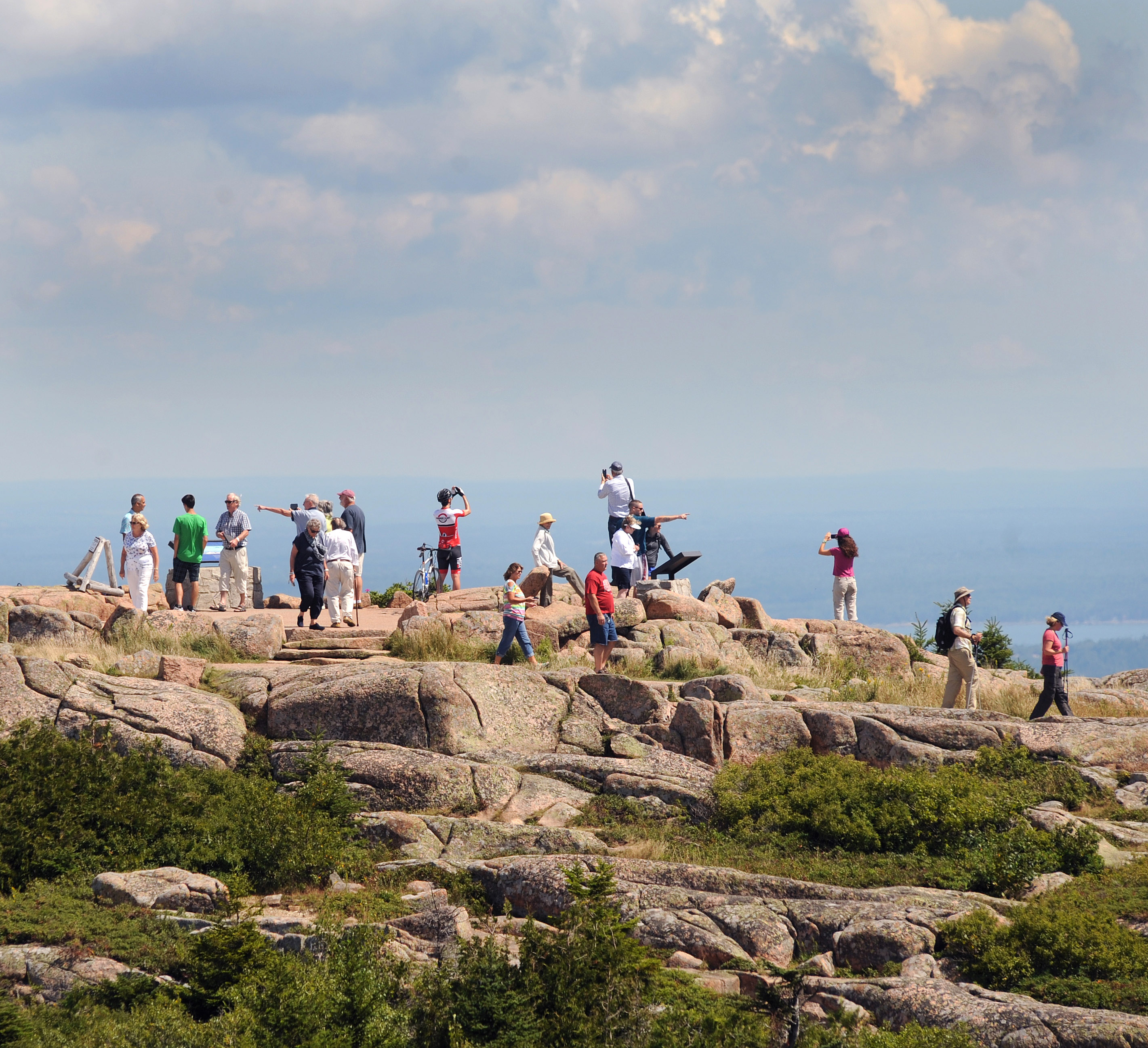 Acadia National Park in Maine. A new study says that introverts prefer the mountains while extroverts prefer the ocean.